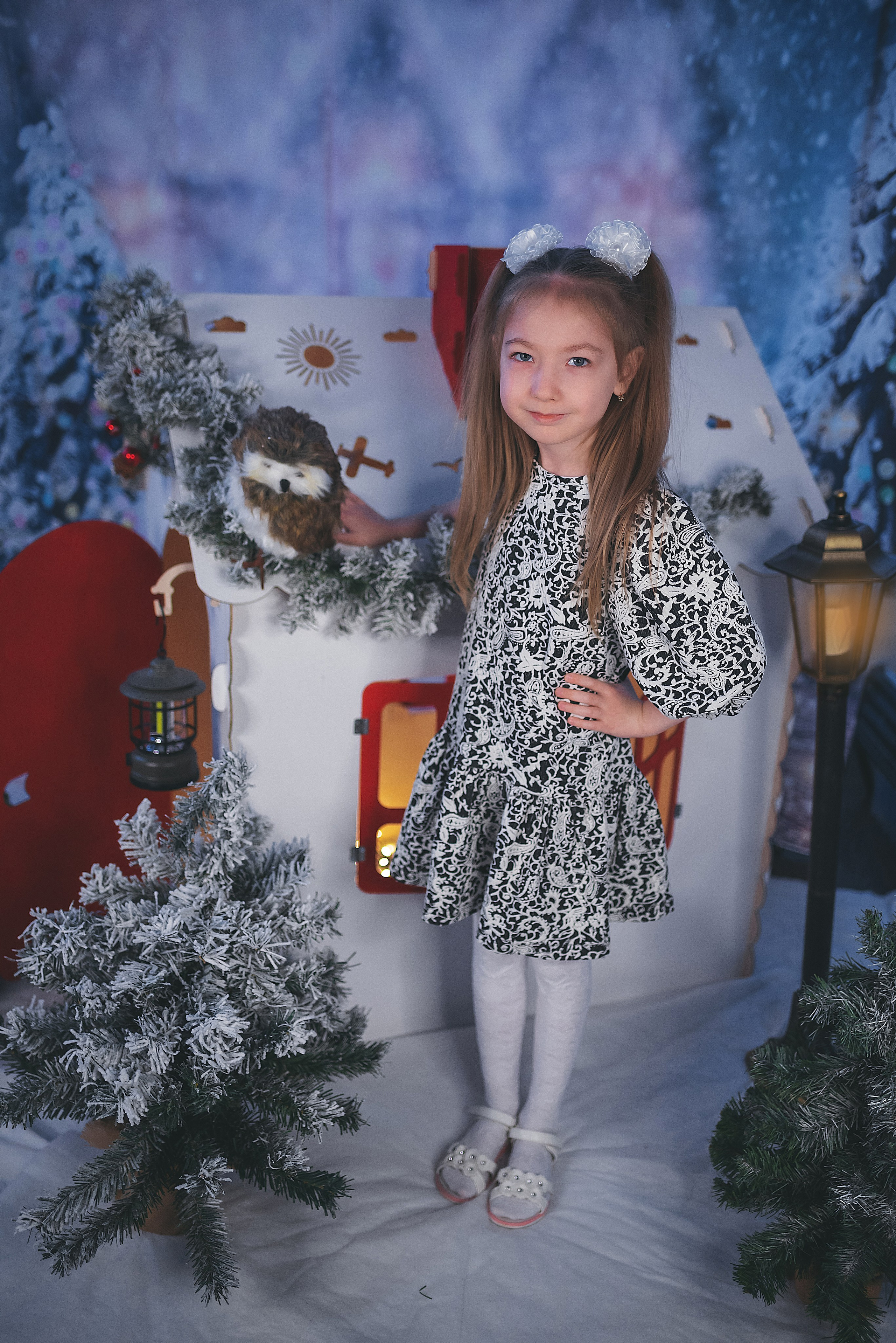 Проект «Новогодний домик». Семейный и детский фотограф в Тейково