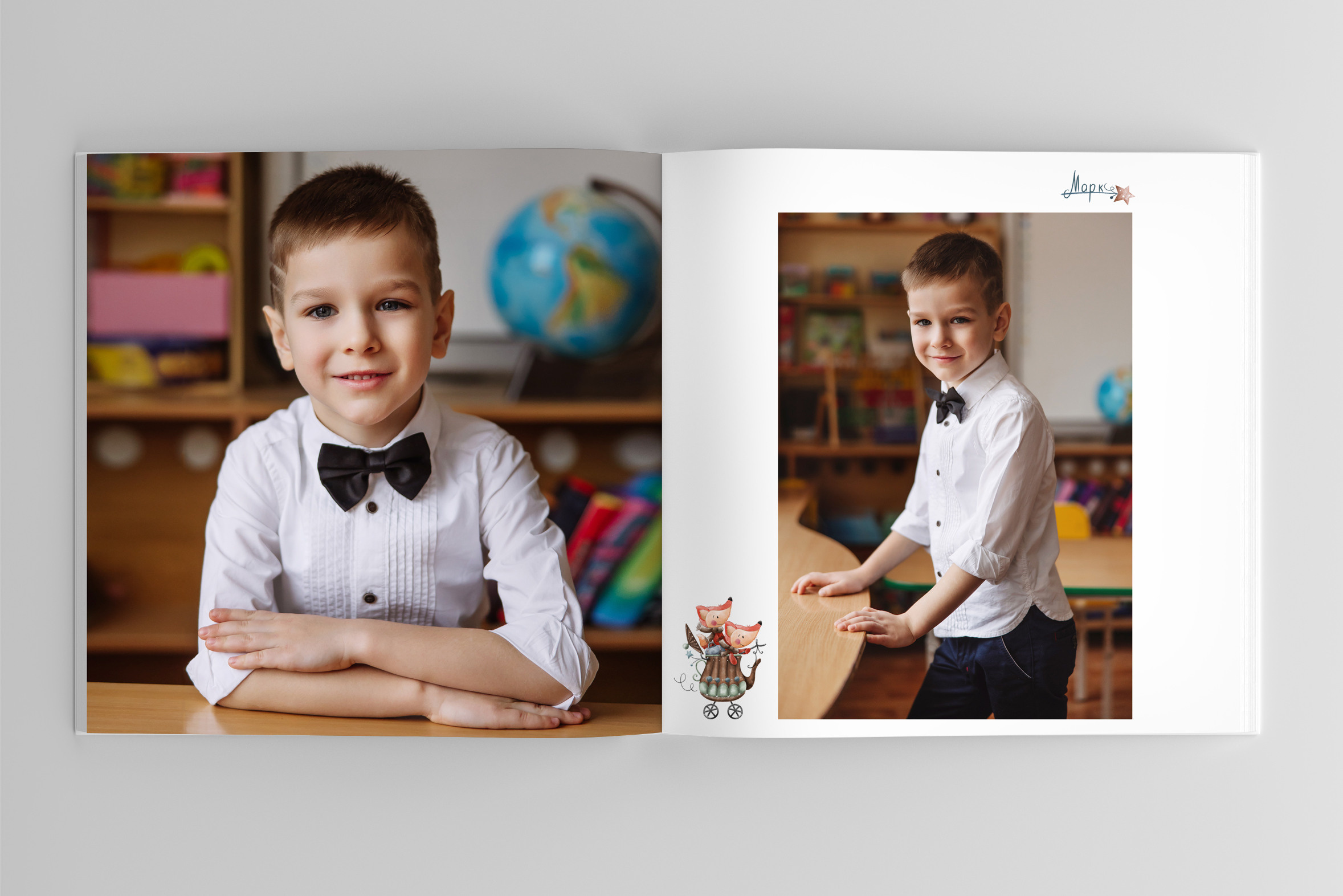 Лисички — путешественники. Выпускные альбомы для детских садов, школ и ВУЗов в Краснодаре