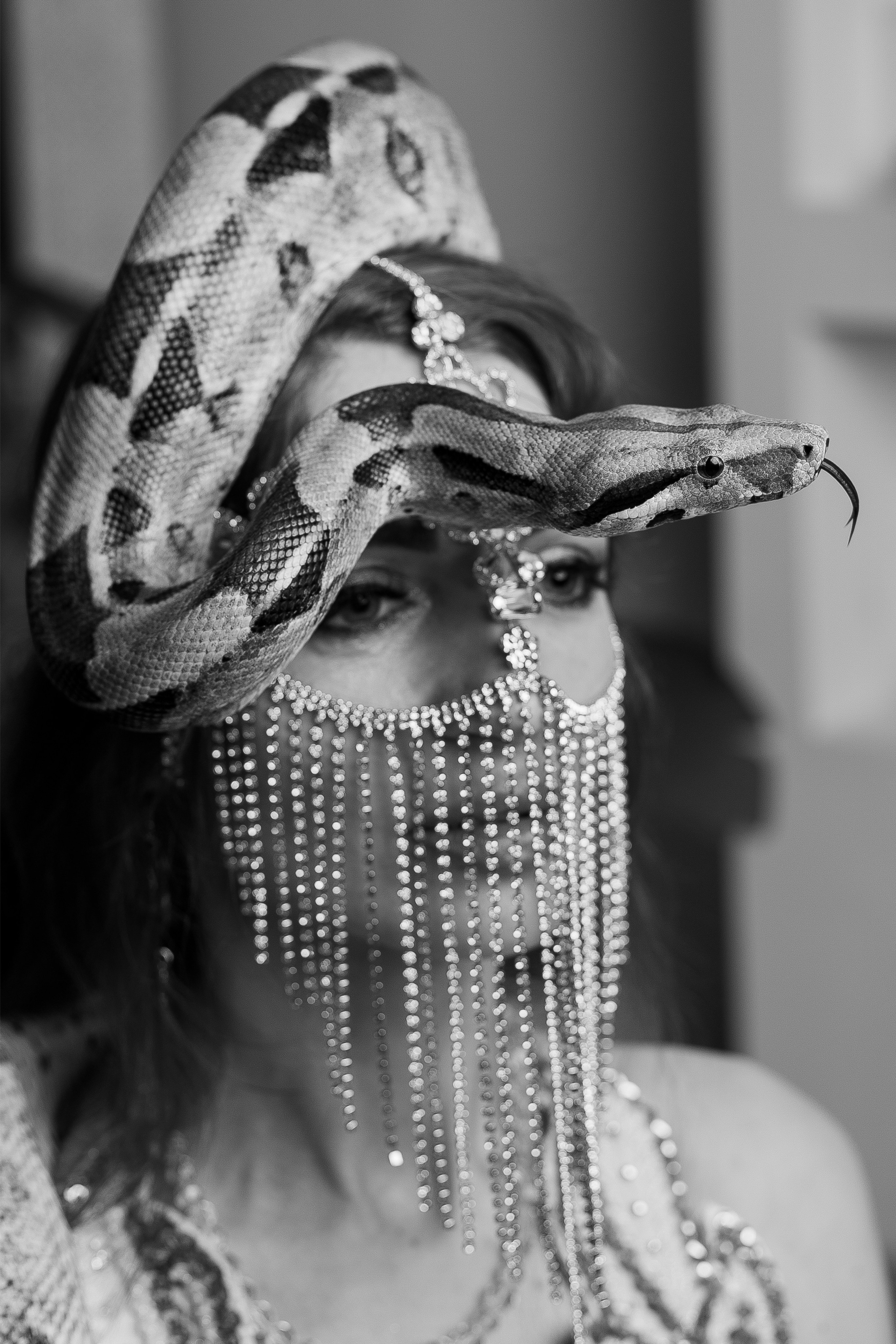 Фотосессия с змеей в восточном стиле в фотостудии. Фотограф в Санкт-Петербурге, Анна Скворцова