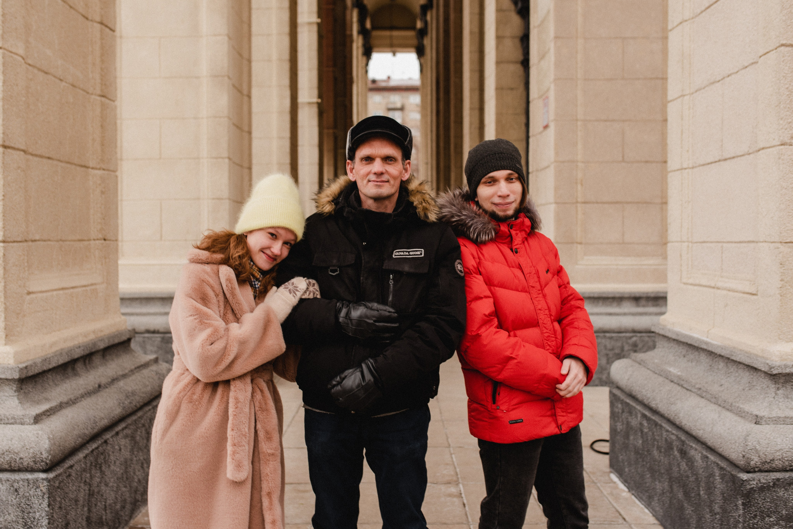 Прогулочная съемка Дмитрий&Татьяна&Артём&Анна. Фотограф в Новосибирске Анастасия Курто