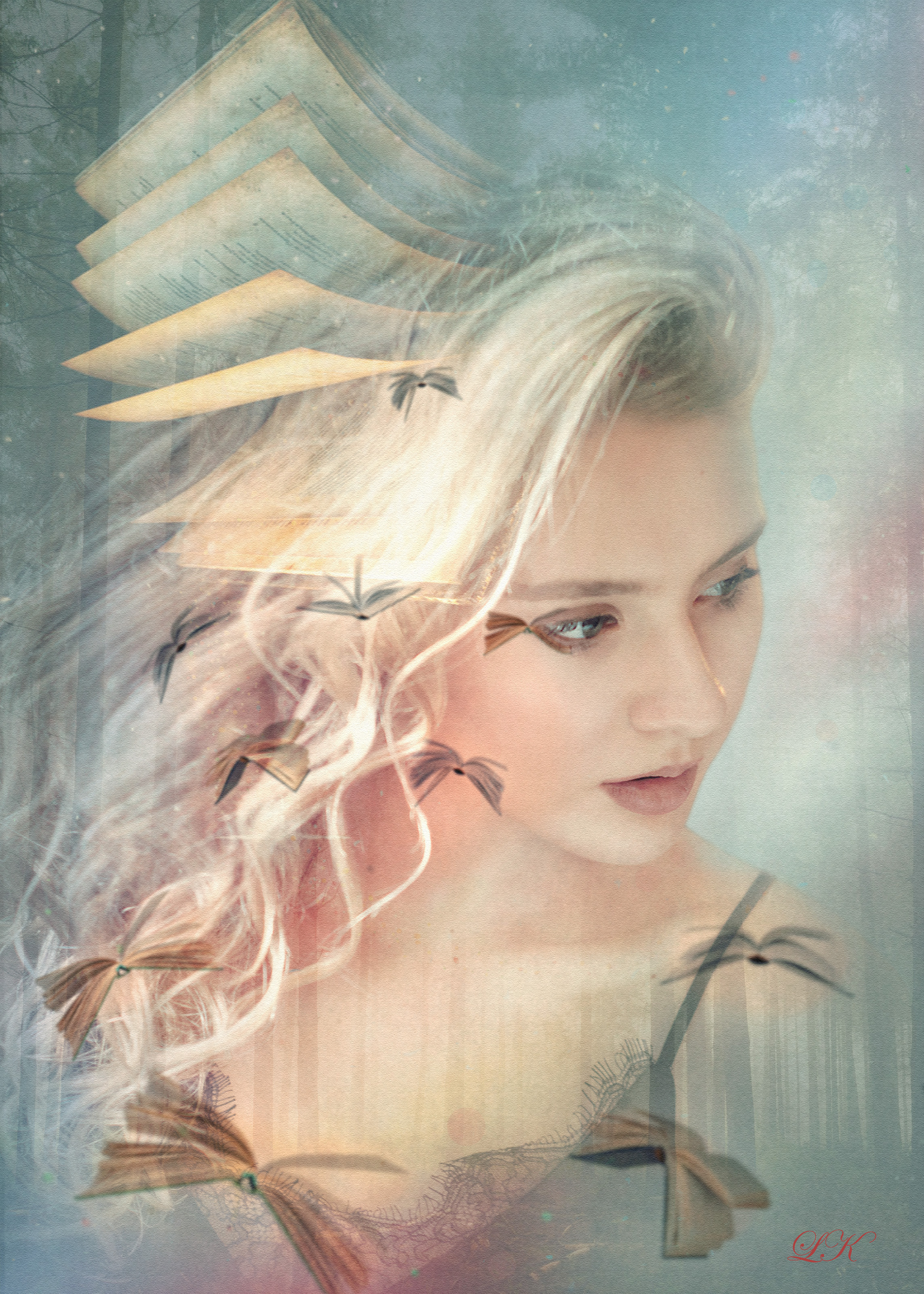 Абстракция женских портретов