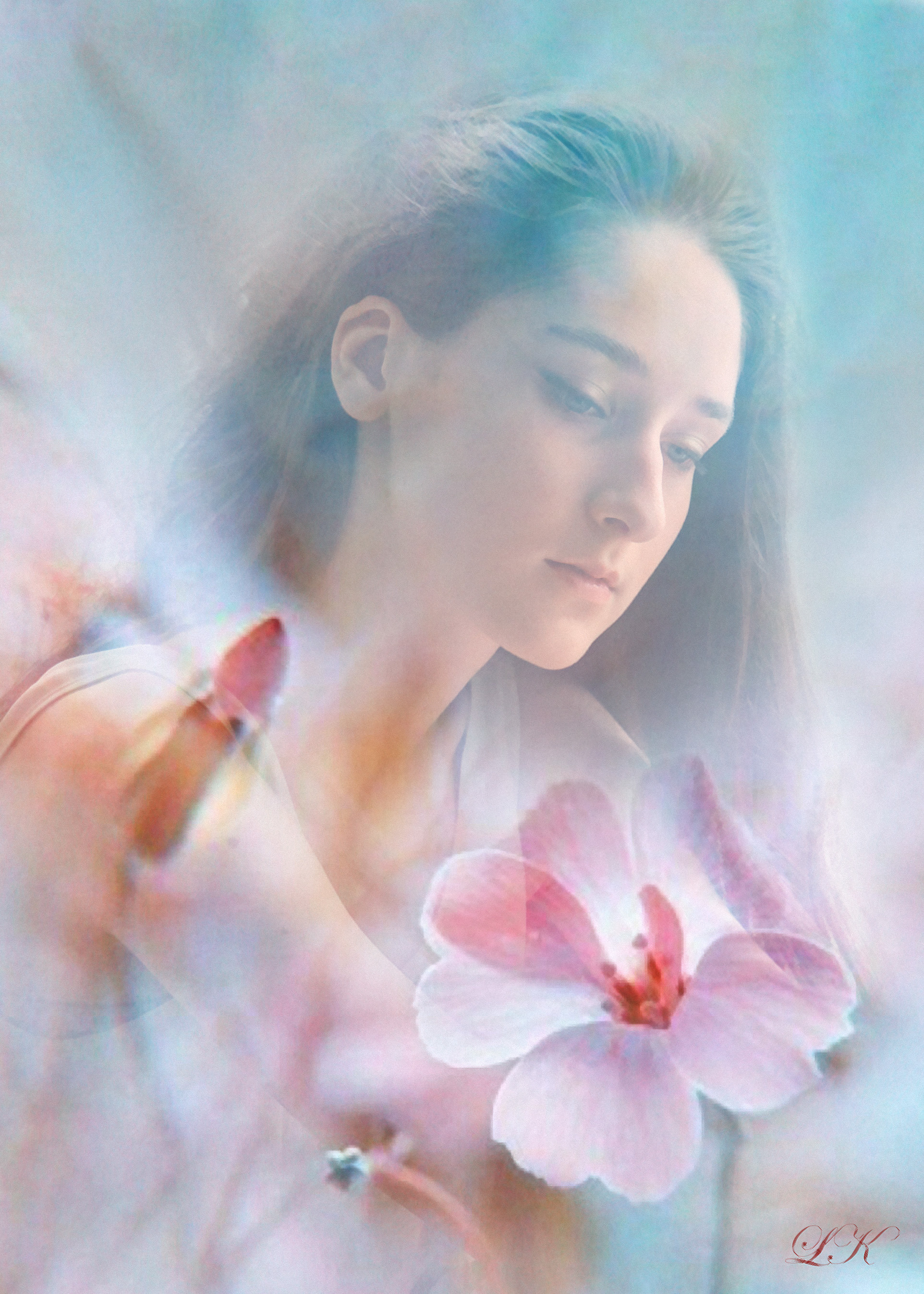 Абстракция женских портретов