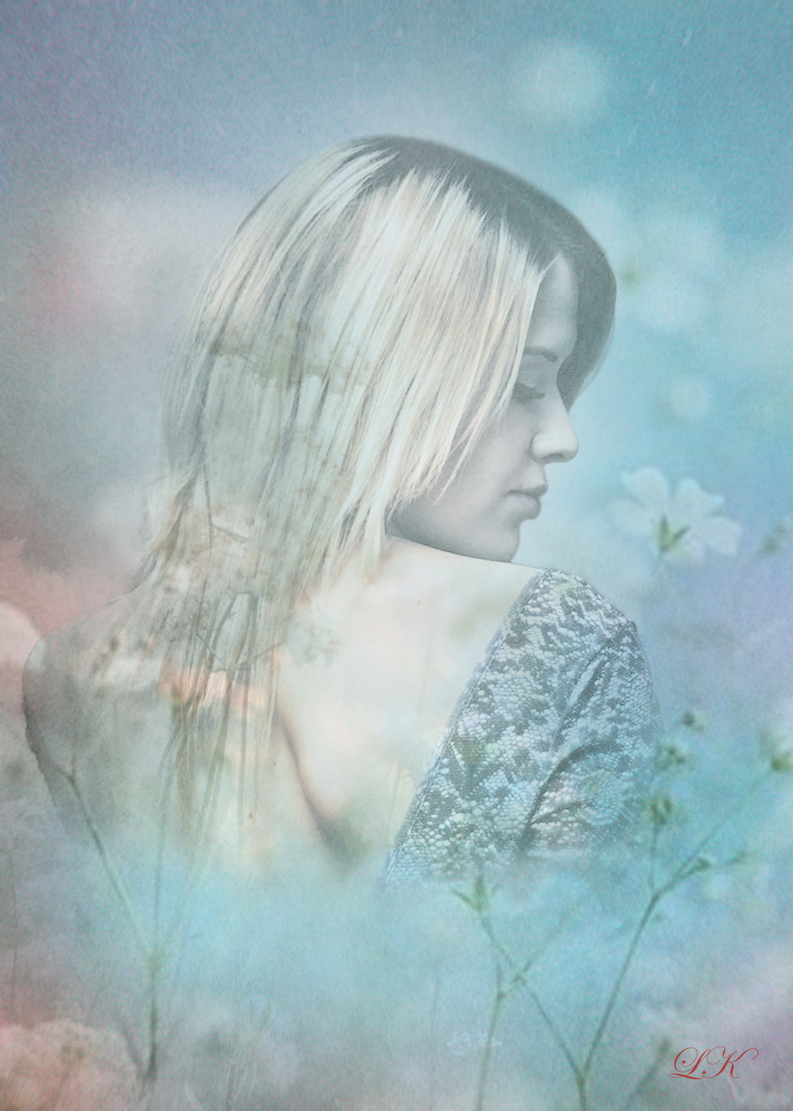 Абстракция женских портретов