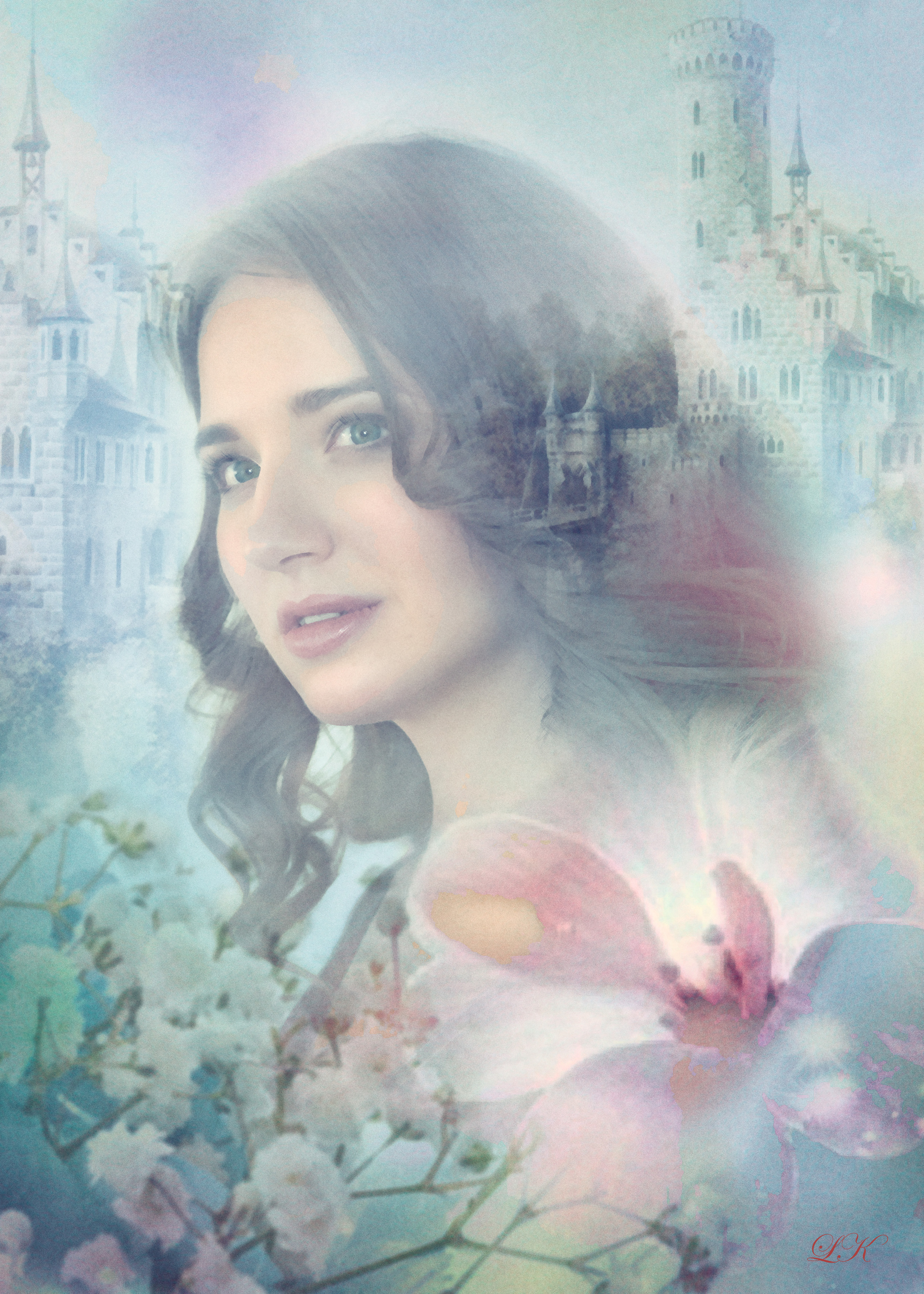 Абстракция женских портретов