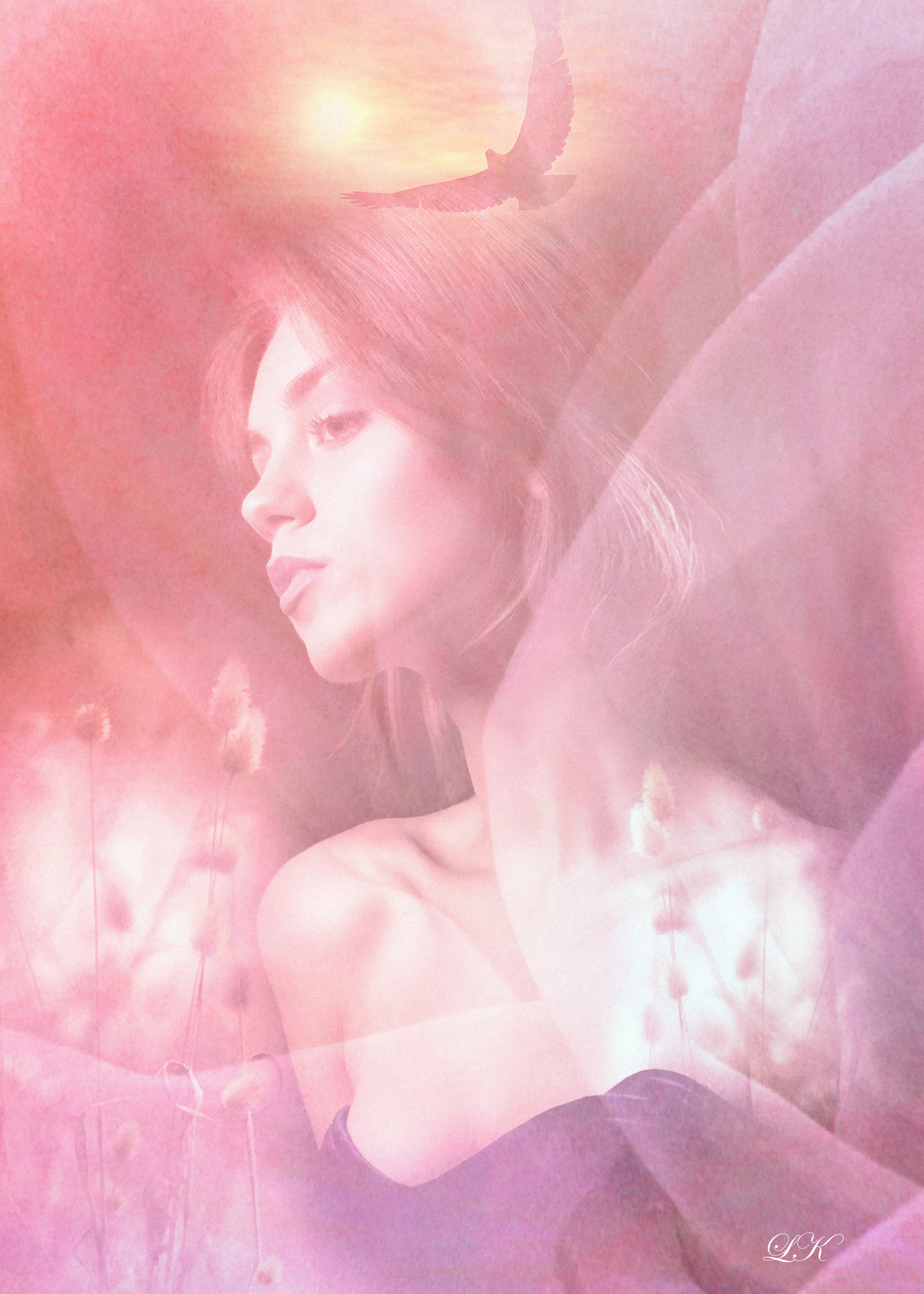 Абстракция женских портретов