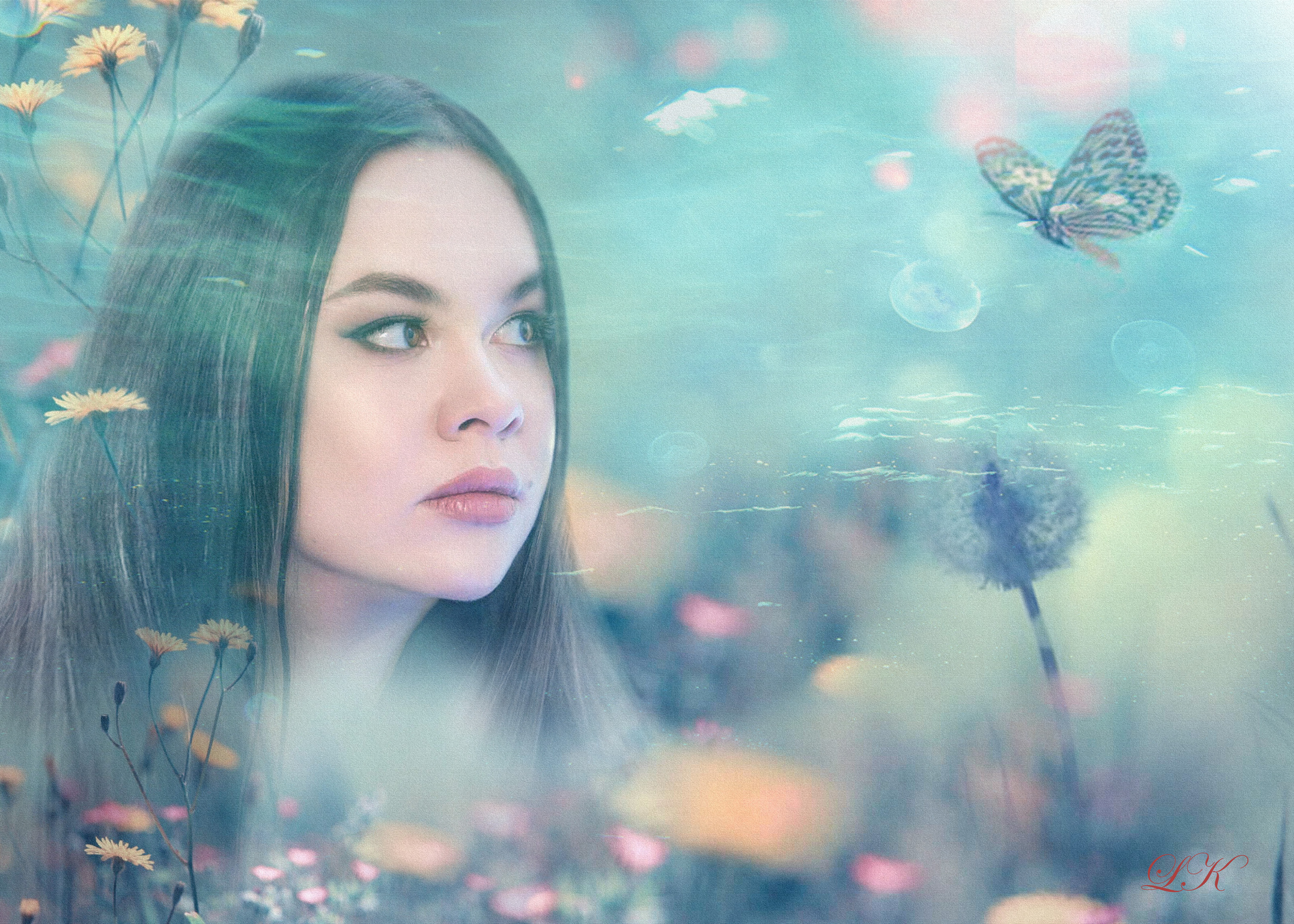 Абстракция женских портретов