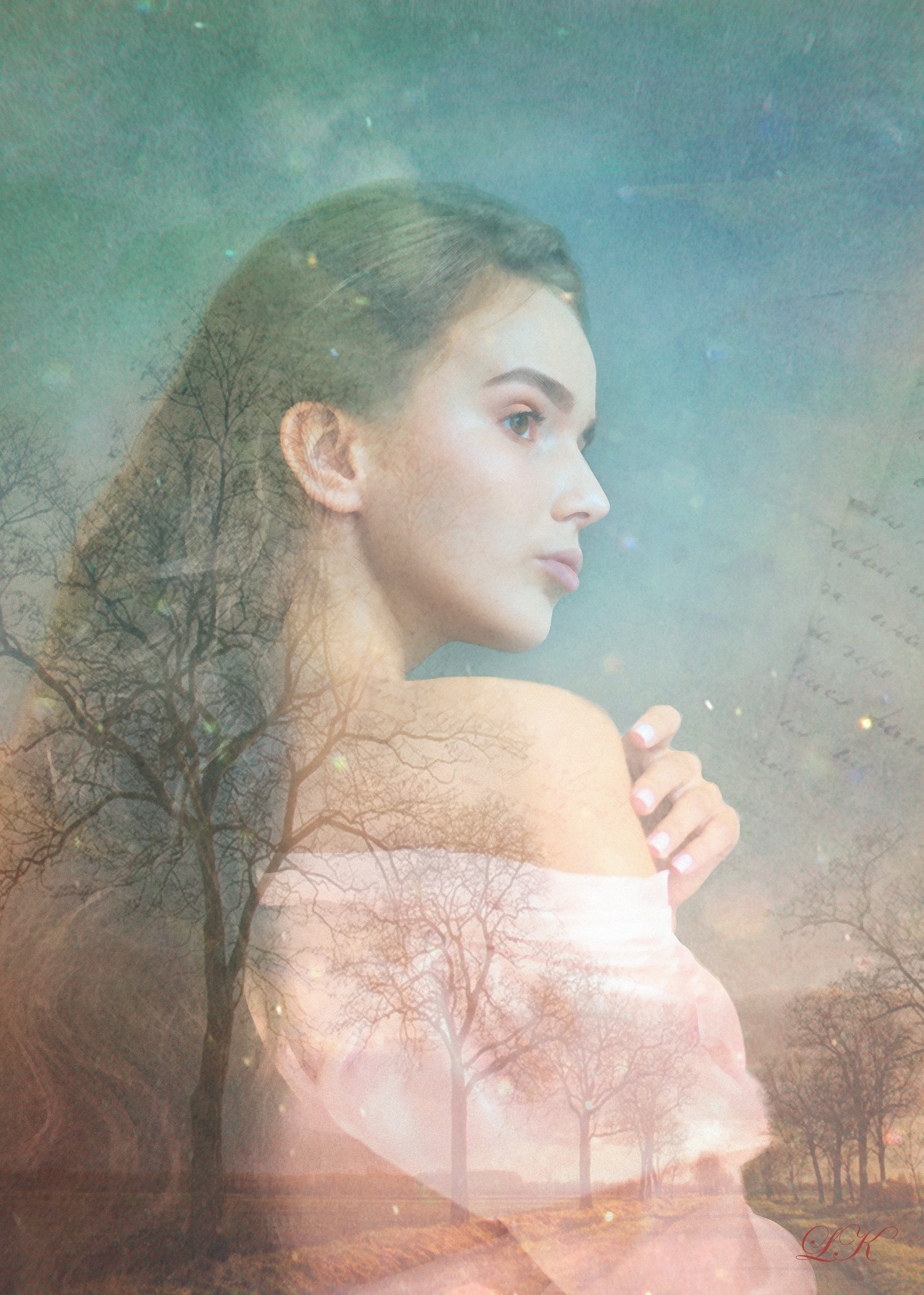 Абстракция женских портретов