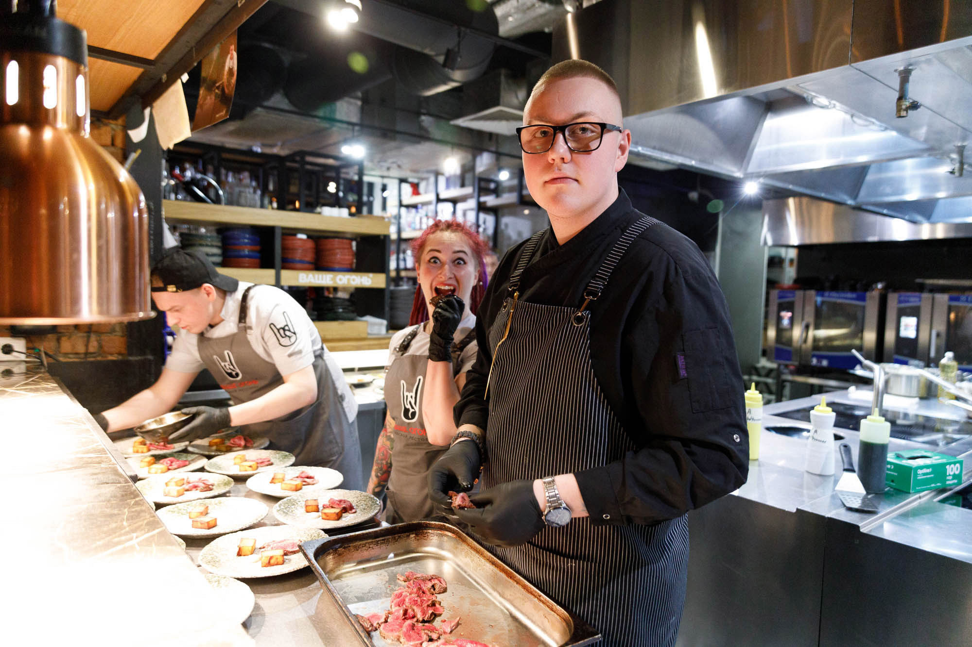 Ресторан Ваще Огонь 21 марта Гастроужин Горизонты. Фотограф в Самаре Максим Тырин
