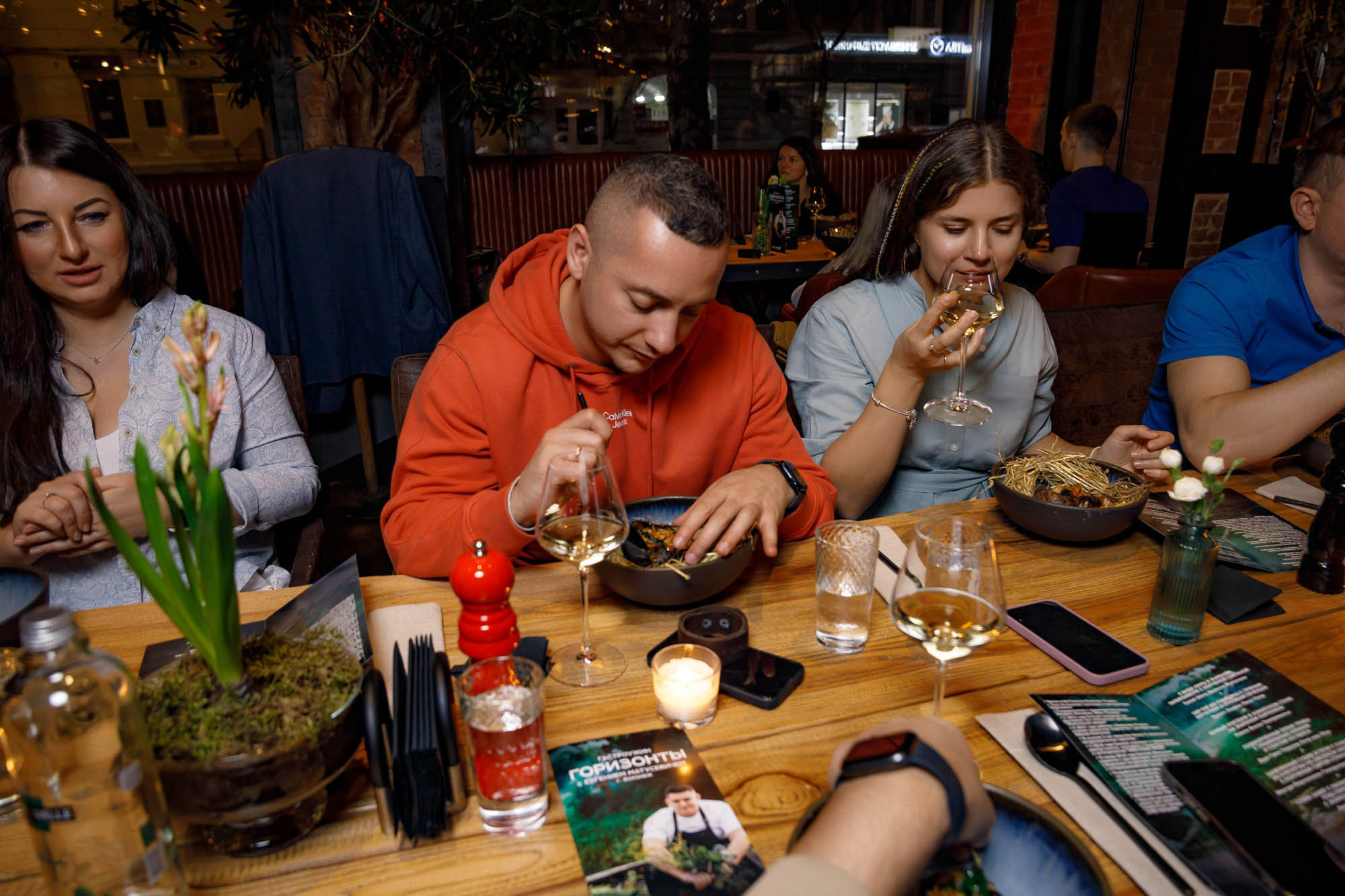 Ресторан Ваще Огонь 21 марта Гастроужин Горизонты. Фотограф в Самаре Максим Тырин