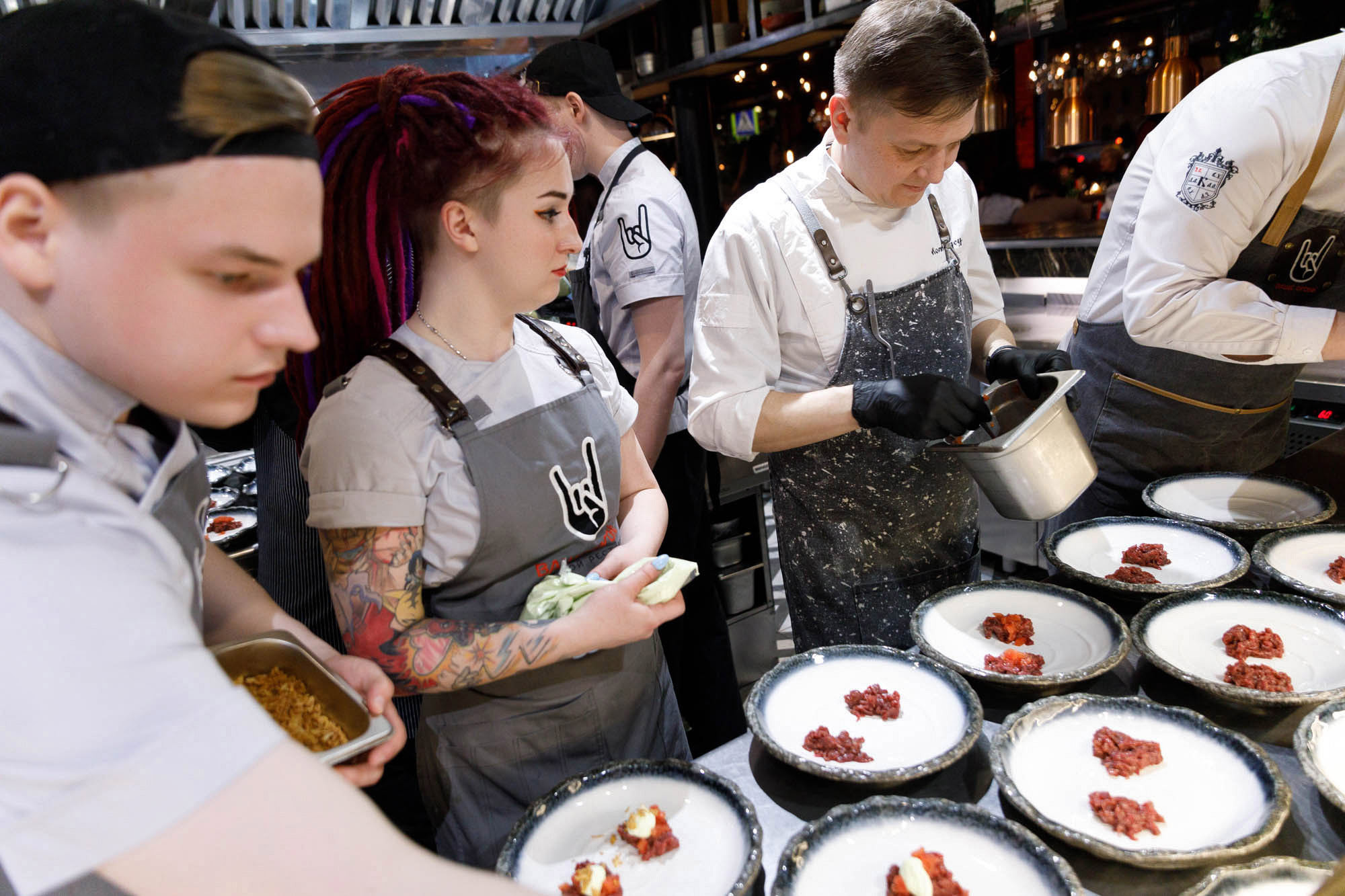 Ресторан Ваще Огонь 21 марта Гастроужин Горизонты. Фотограф в Самаре Максим Тырин