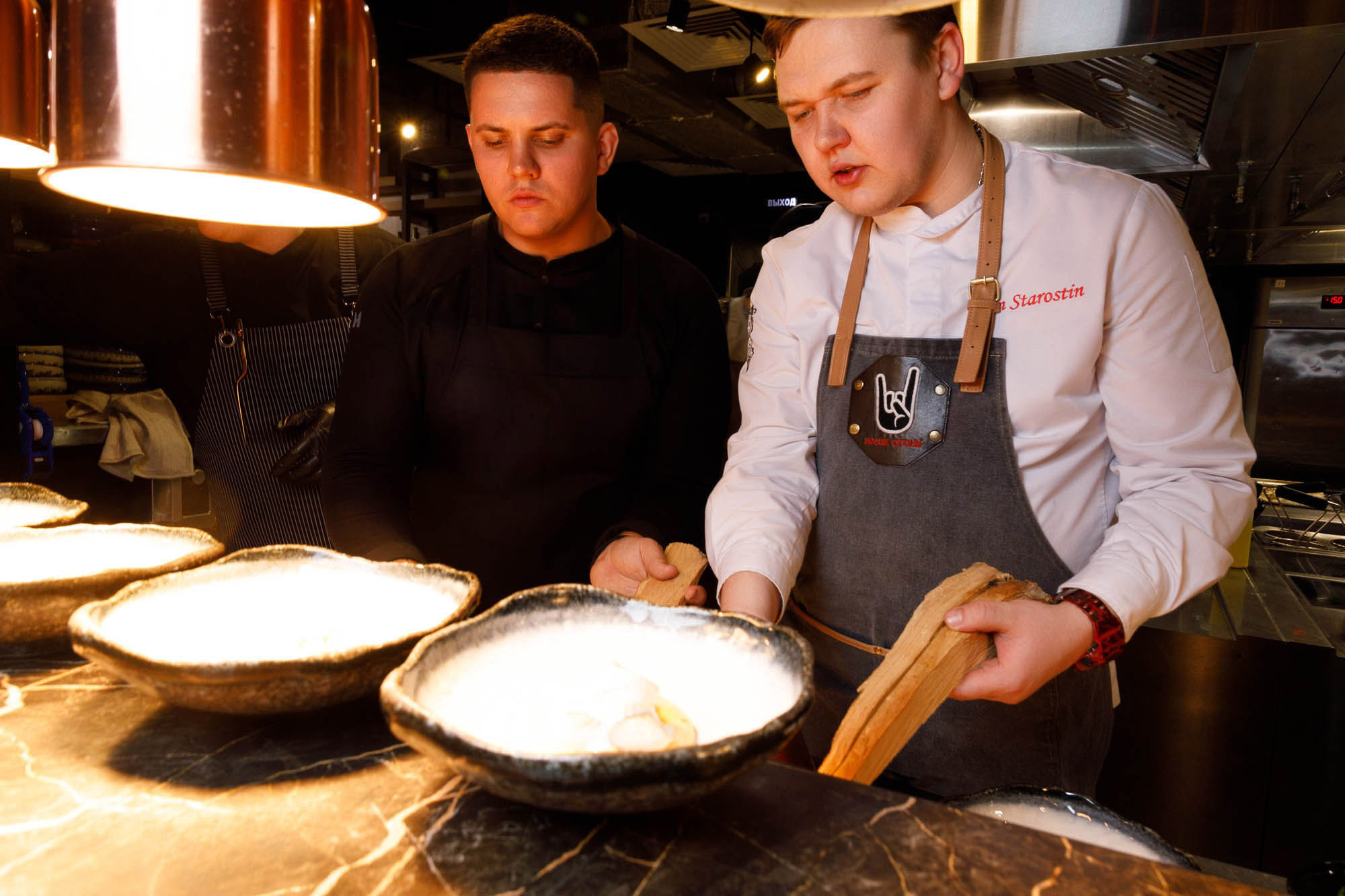 Ресторан Ваще Огонь 21 марта Гастроужин Горизонты. Фотограф в Самаре Максим Тырин