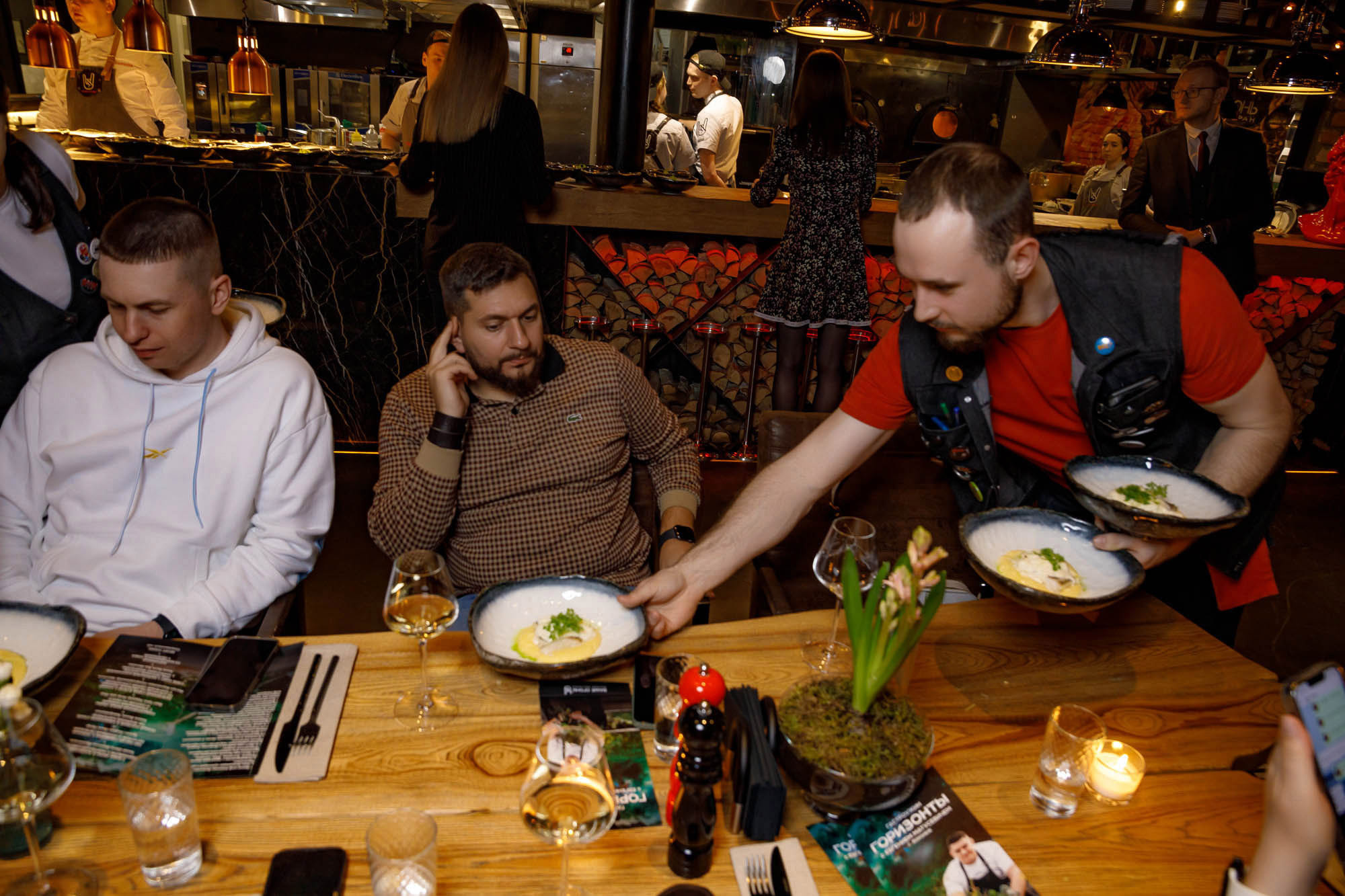 Ресторан Ваще Огонь 21 марта Гастроужин Горизонты. Фотограф в Самаре Максим Тырин