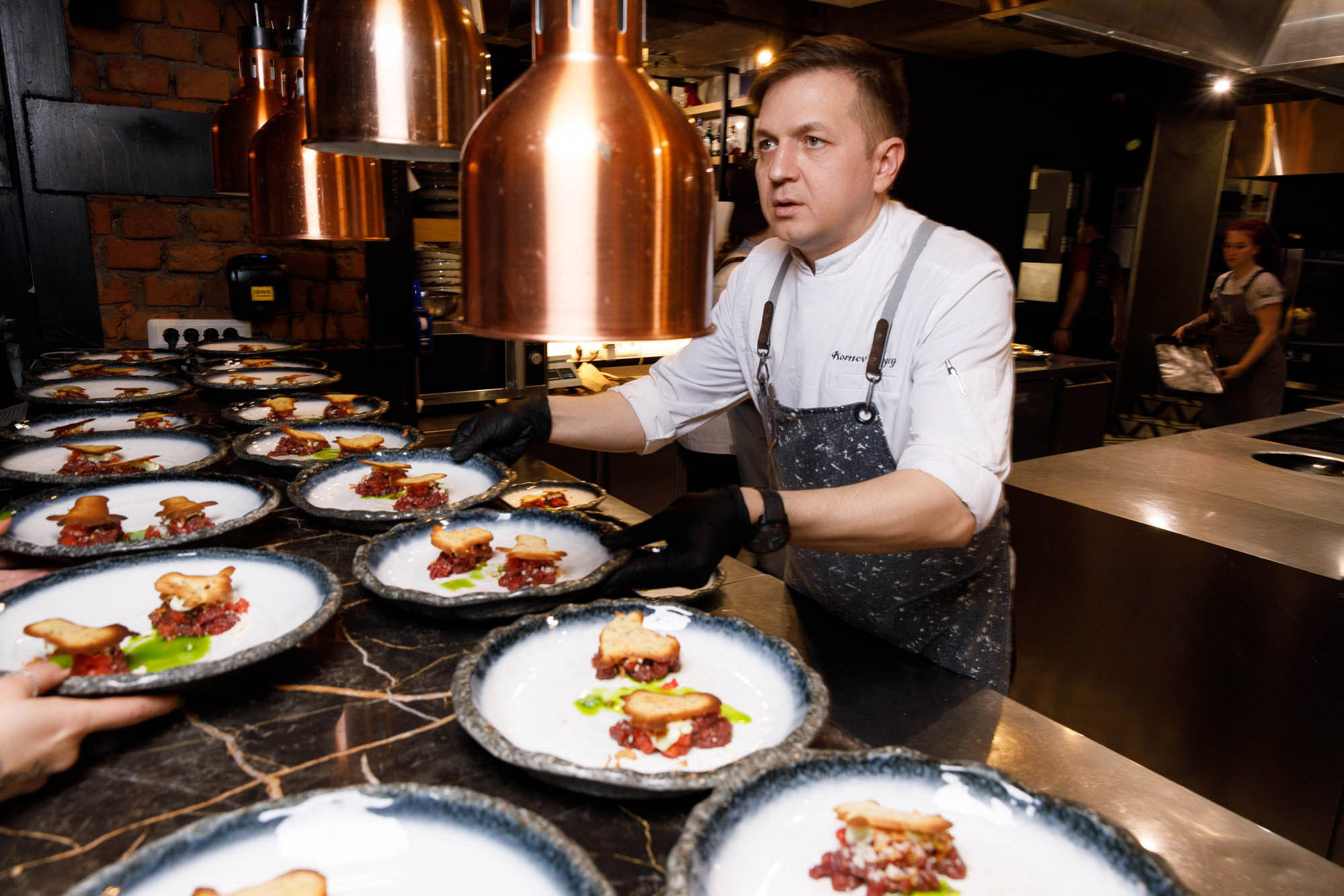 Ресторан Ваще Огонь 21 марта Гастроужин Горизонты. Фотограф в Самаре Максим Тырин