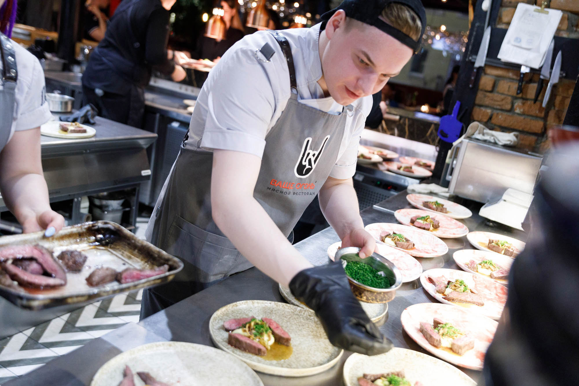 Ресторан Ваще Огонь 21 марта Гастроужин Горизонты. Фотограф в Самаре Максим Тырин