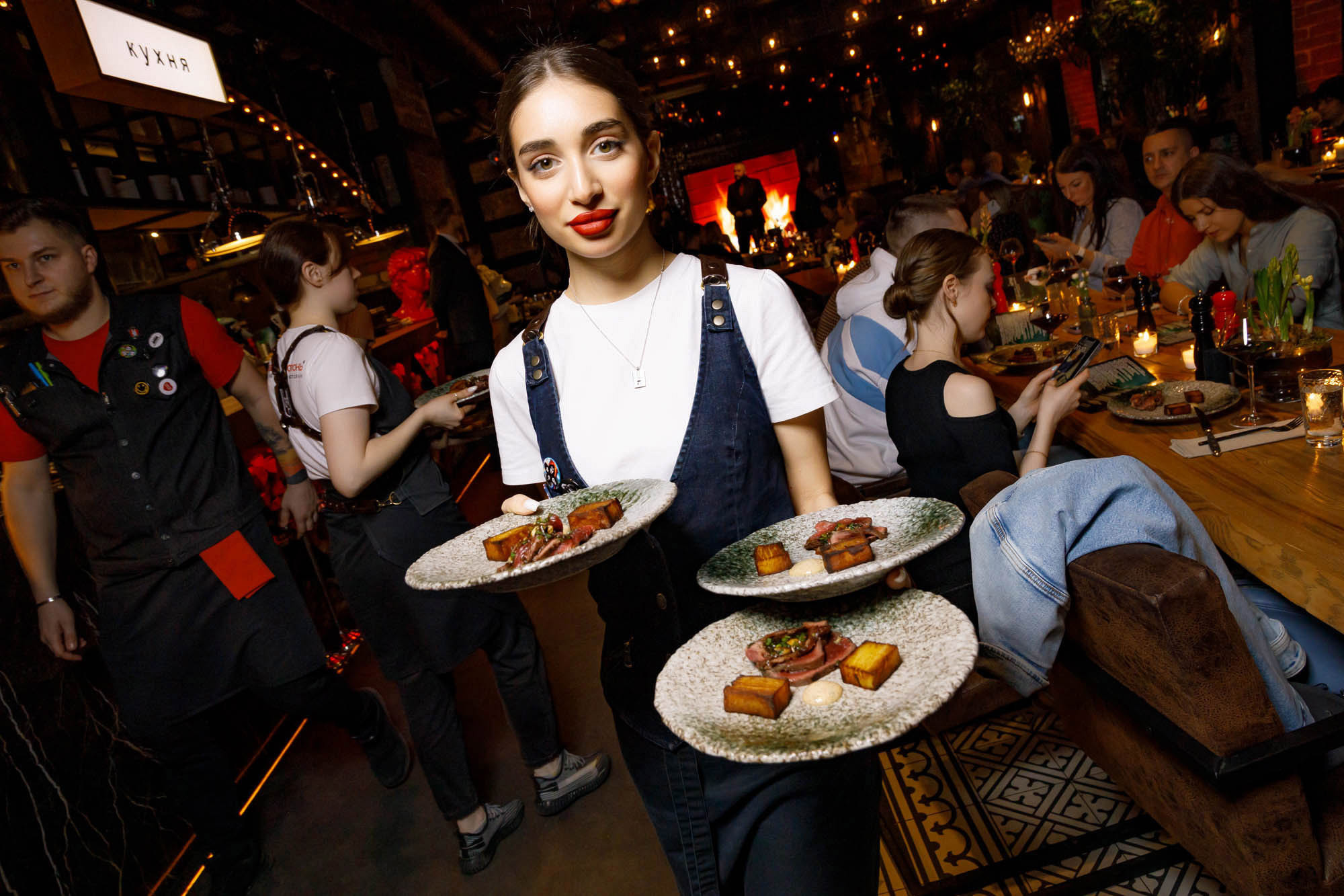 Ресторан Ваще Огонь 21 марта Гастроужин Горизонты. Фотограф в Самаре Максим Тырин