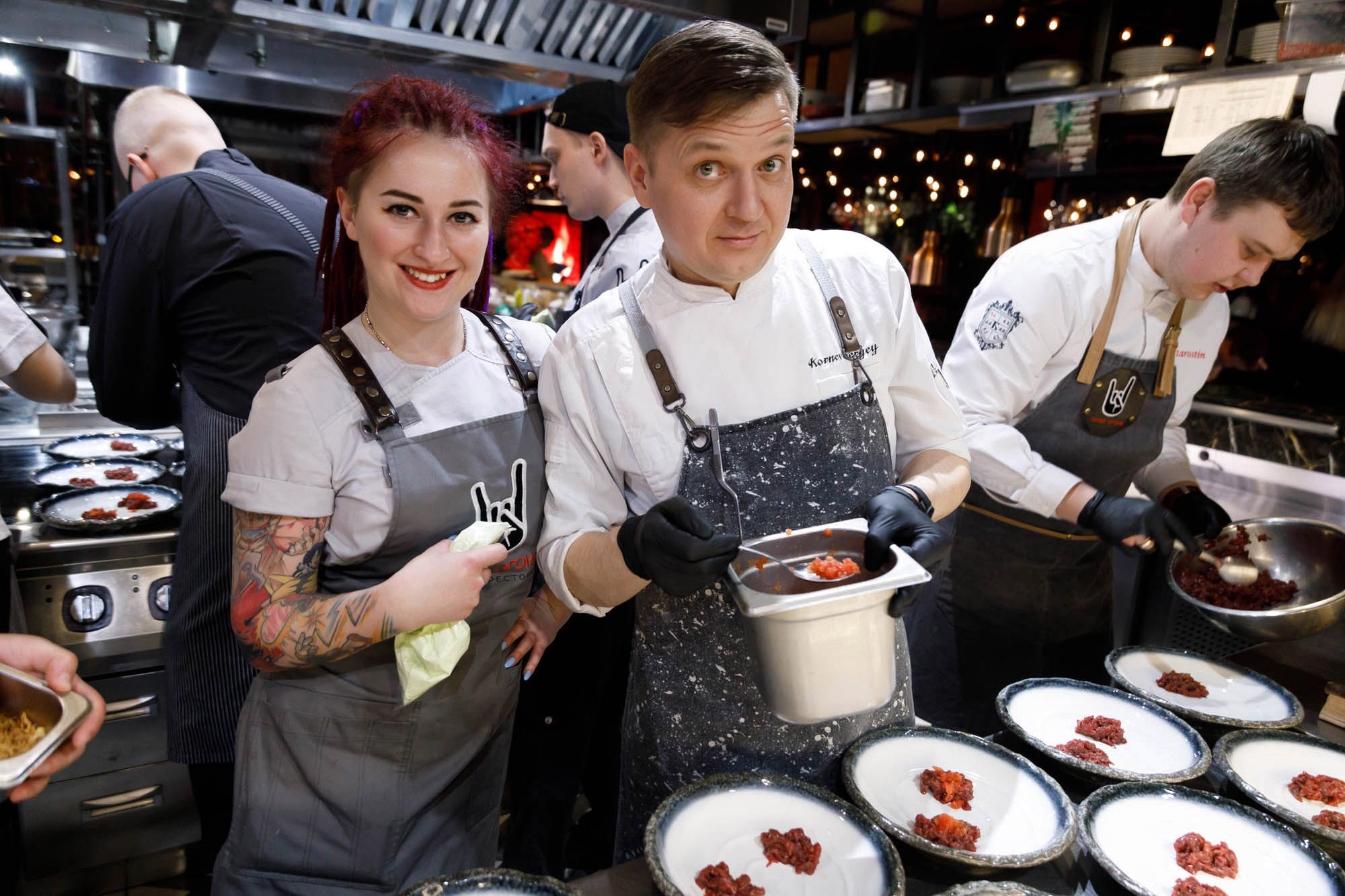 Ресторан Ваще Огонь 21 марта Гастроужин Горизонты. Фотограф в Самаре Максим Тырин