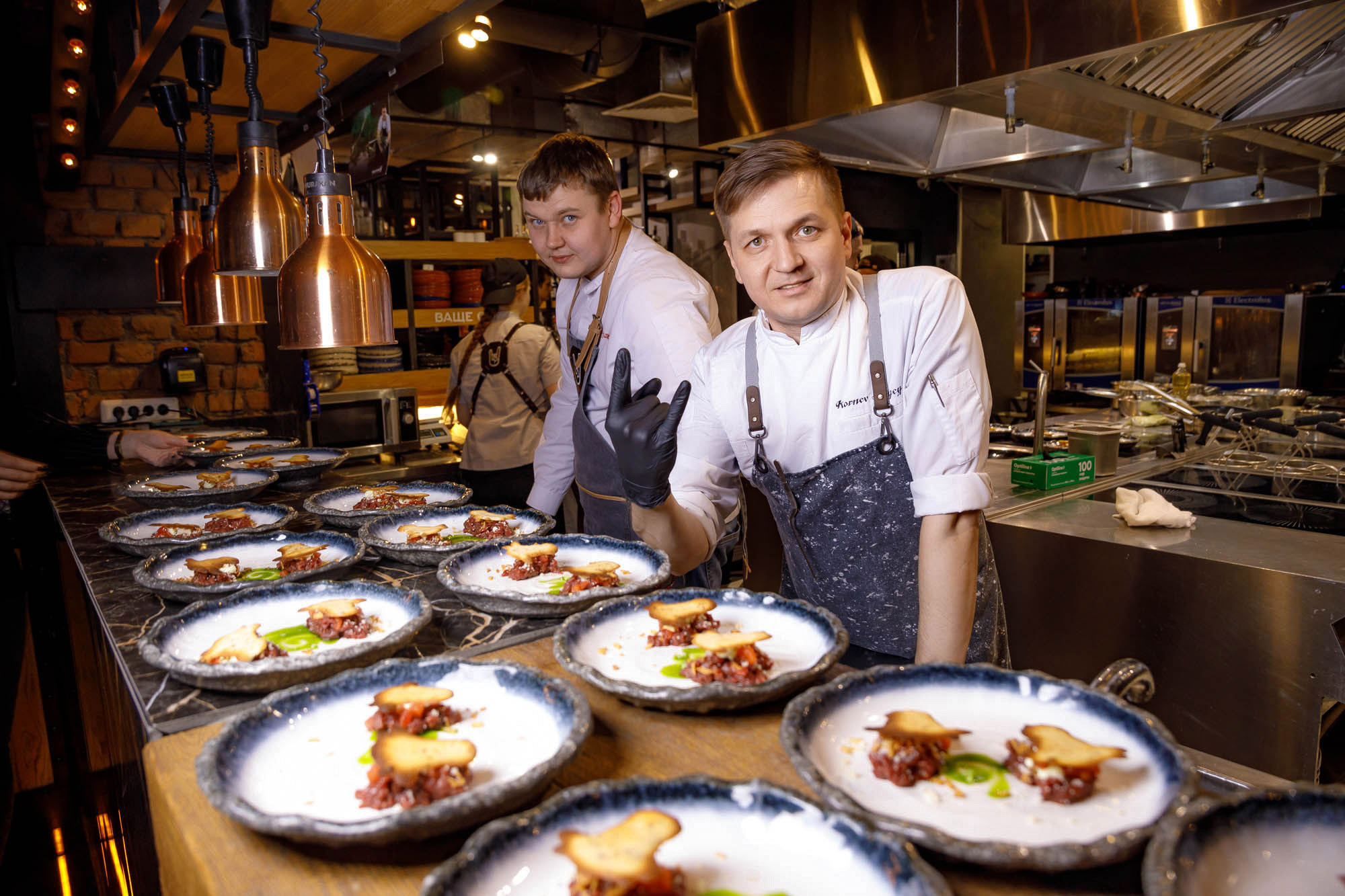Ресторан Ваще Огонь 21 марта Гастроужин Горизонты. Фотограф в Самаре Максим Тырин