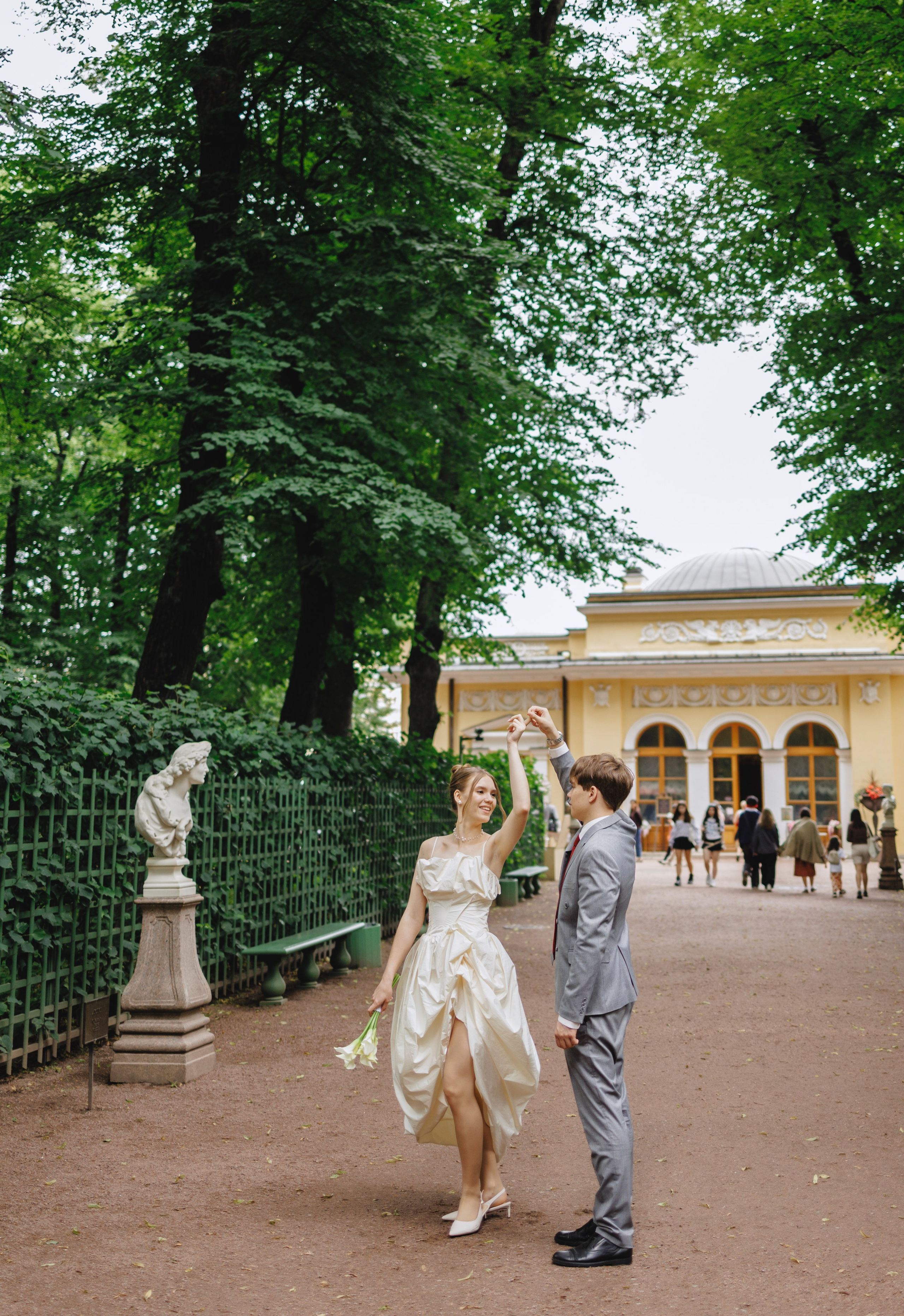 Артем Варвара, Летний сад. Боженова Елена фотограф Санкт-Петербург