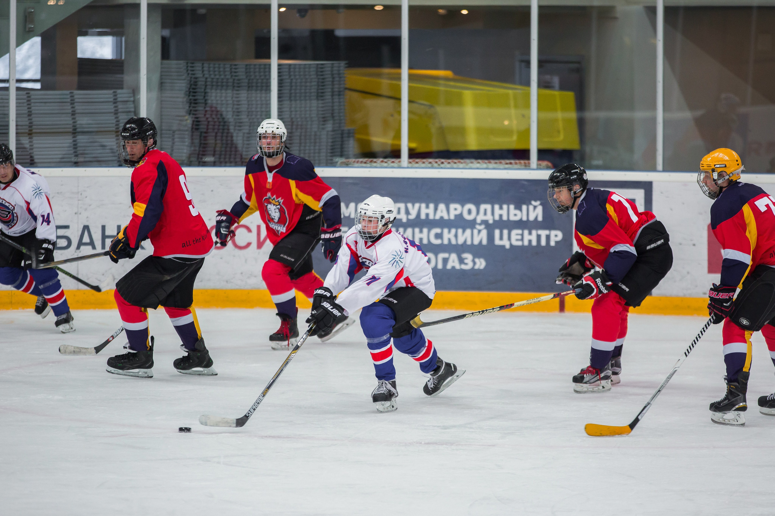 Хоккей для «Work&Sport». Снимаю съемки