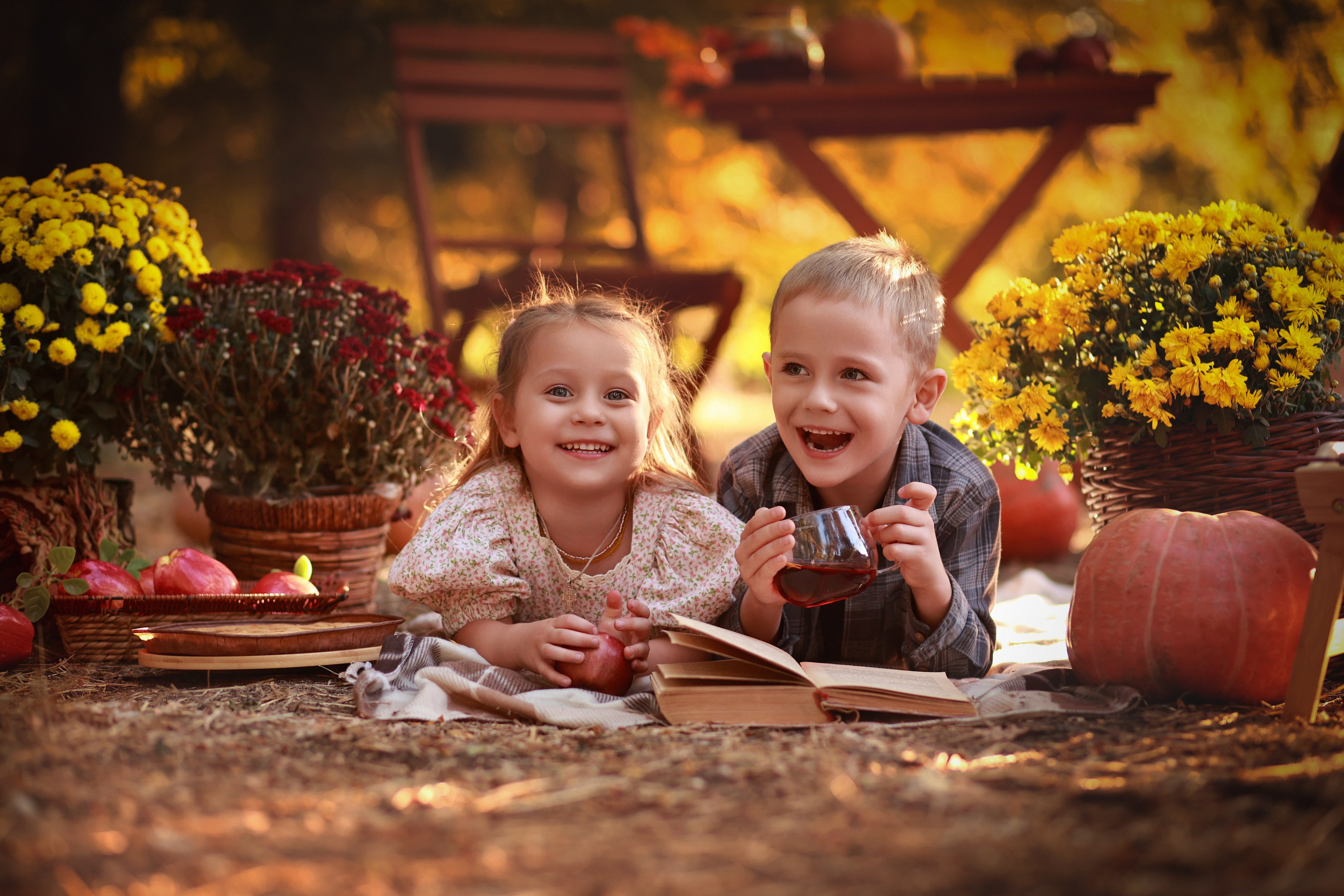 Пикник в парке. Детский семейный фотограф Краснодар