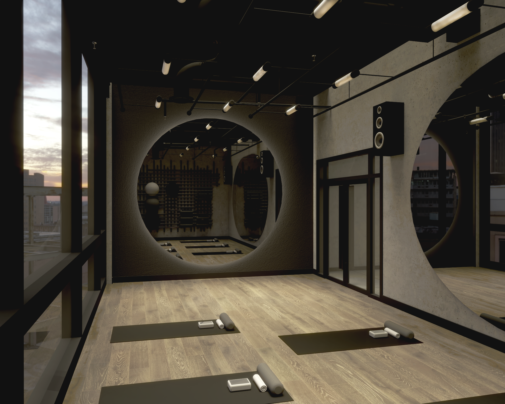 Визуализации спортзал. Обо мне