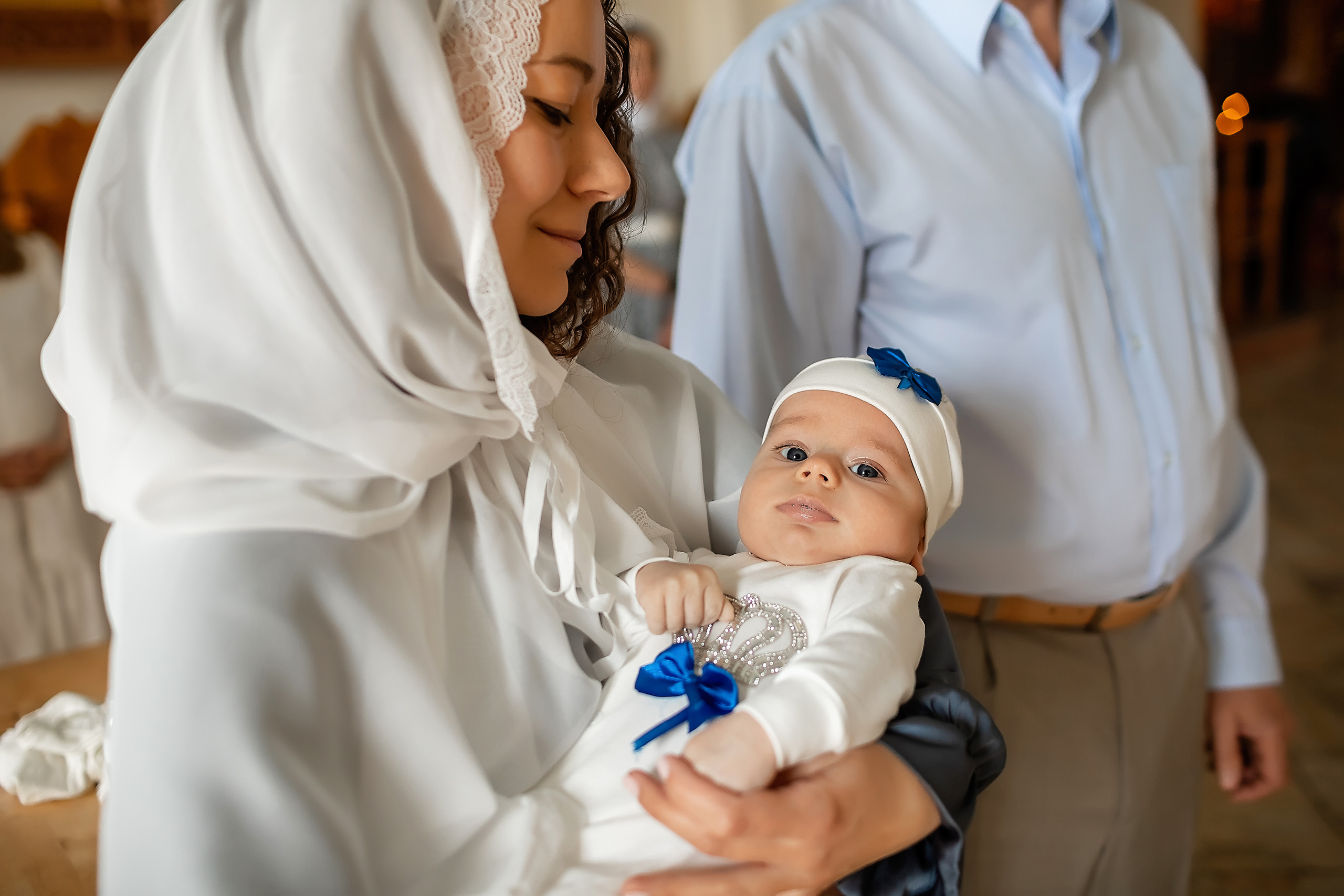 Крещение Льва. Фотограф на Таинство Крещения и Венчания в Москве и МО