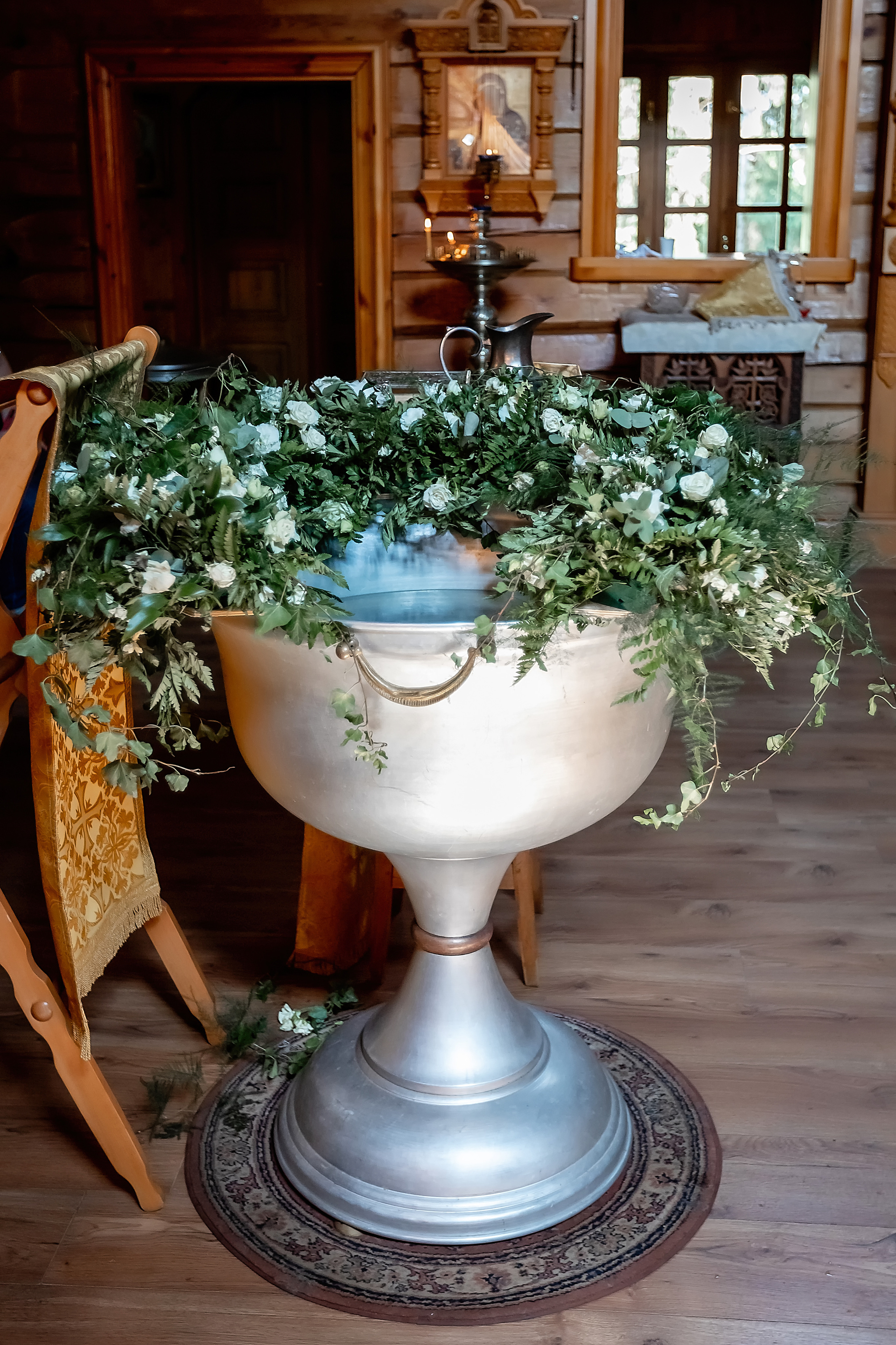 Крещение Александры. Фотограф на Таинство Крещения и Венчания в Москве и МО