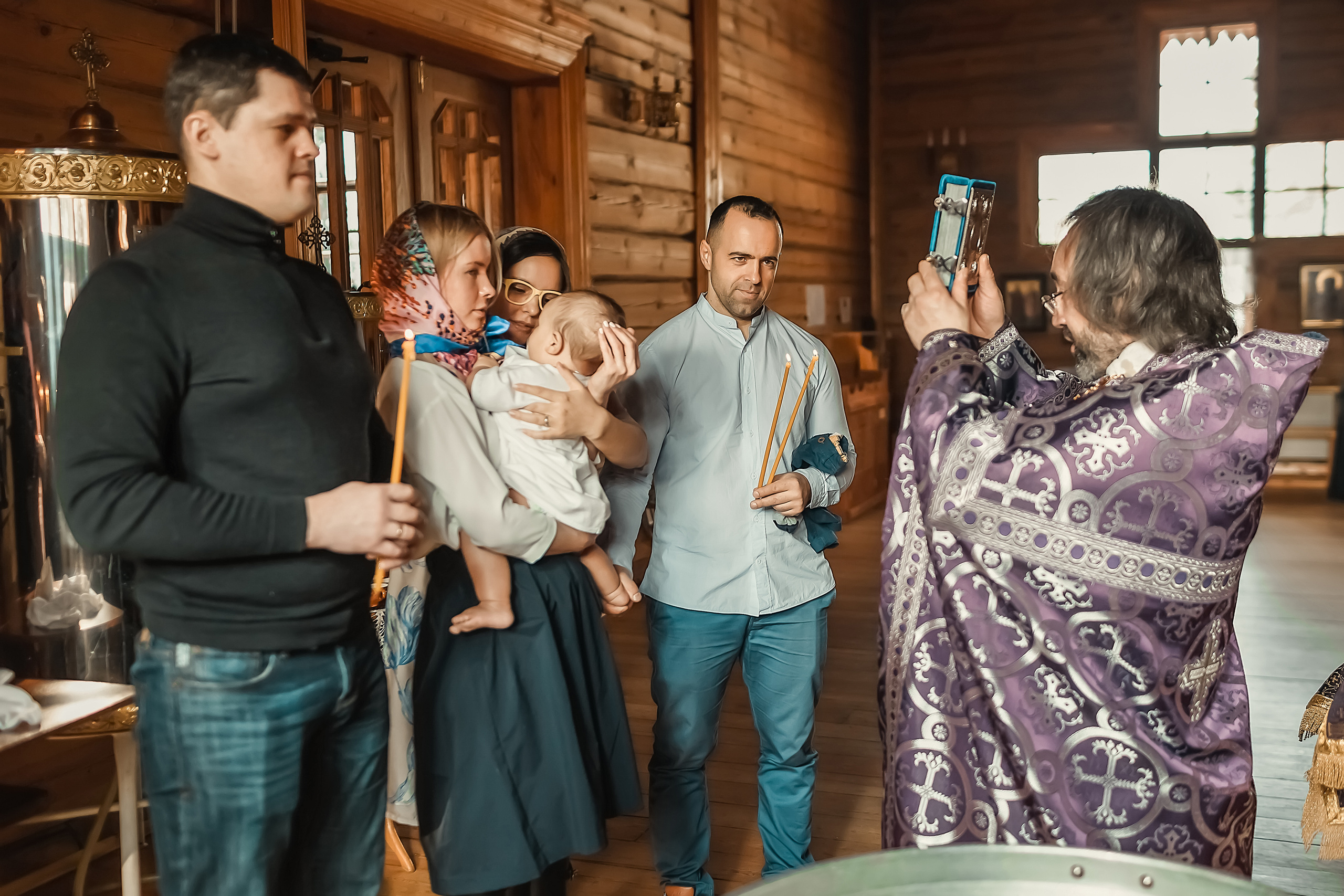 Таинство Крещения Семена. Фотограф на Таинство Крещения и Венчания в Москве и МО