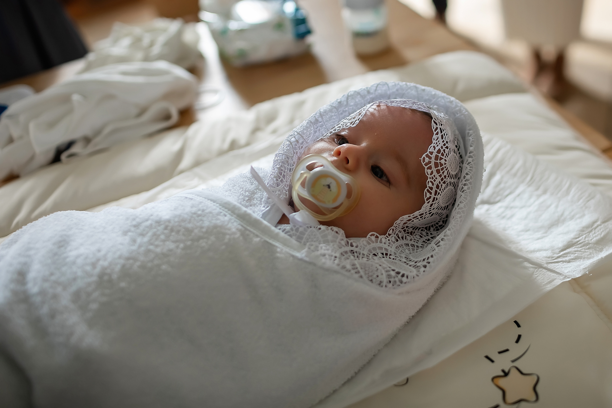 Крещение Льва. Фотограф на Таинство Крещения и Венчания в Москве и МО