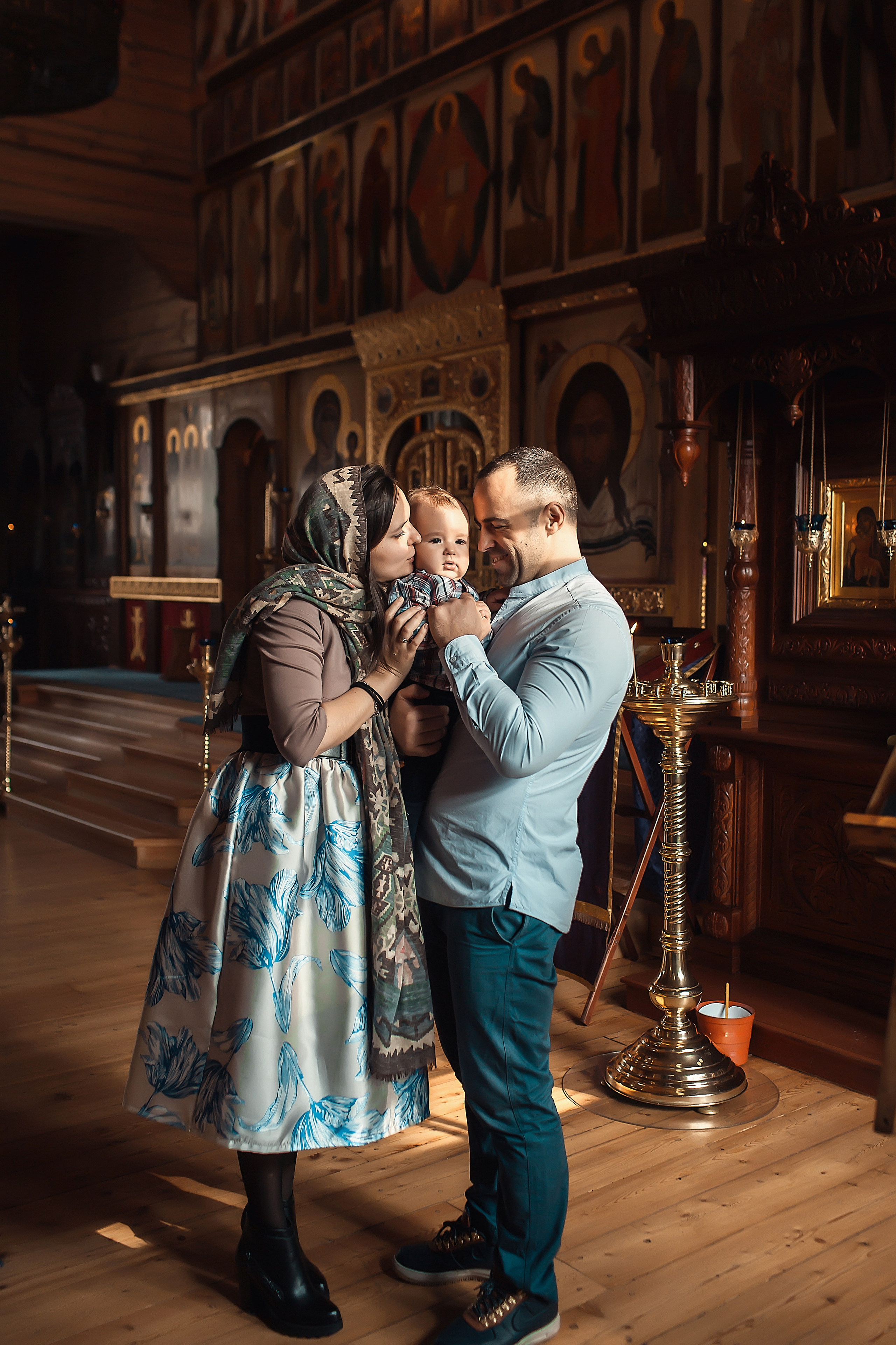 Таинство Крещения Семена. Фотограф на Таинство Крещения и Венчания в Москве и МО