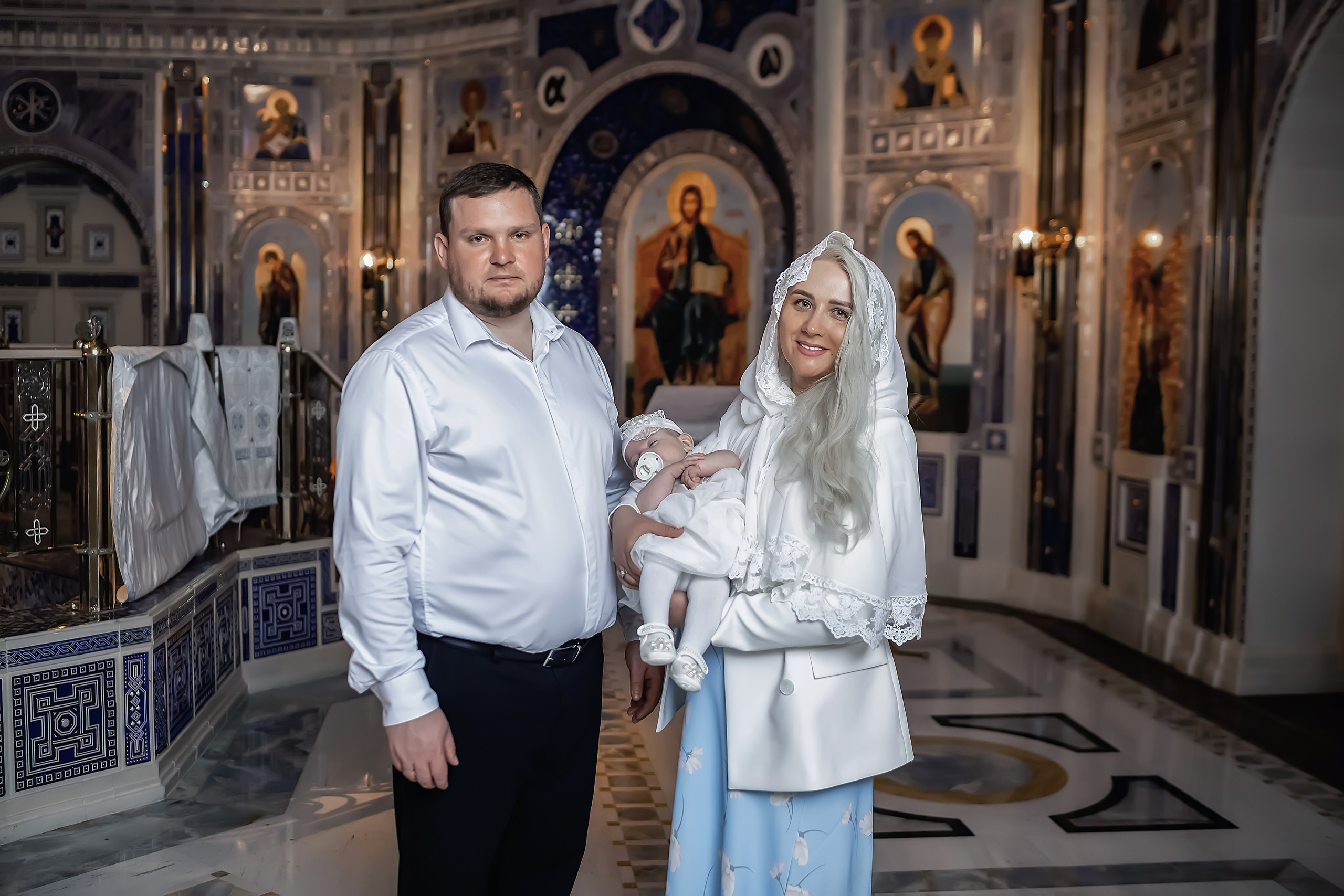 Таинство Крещения Анфисы. Фотограф на Таинство Крещения и Венчания в Москве и МО
