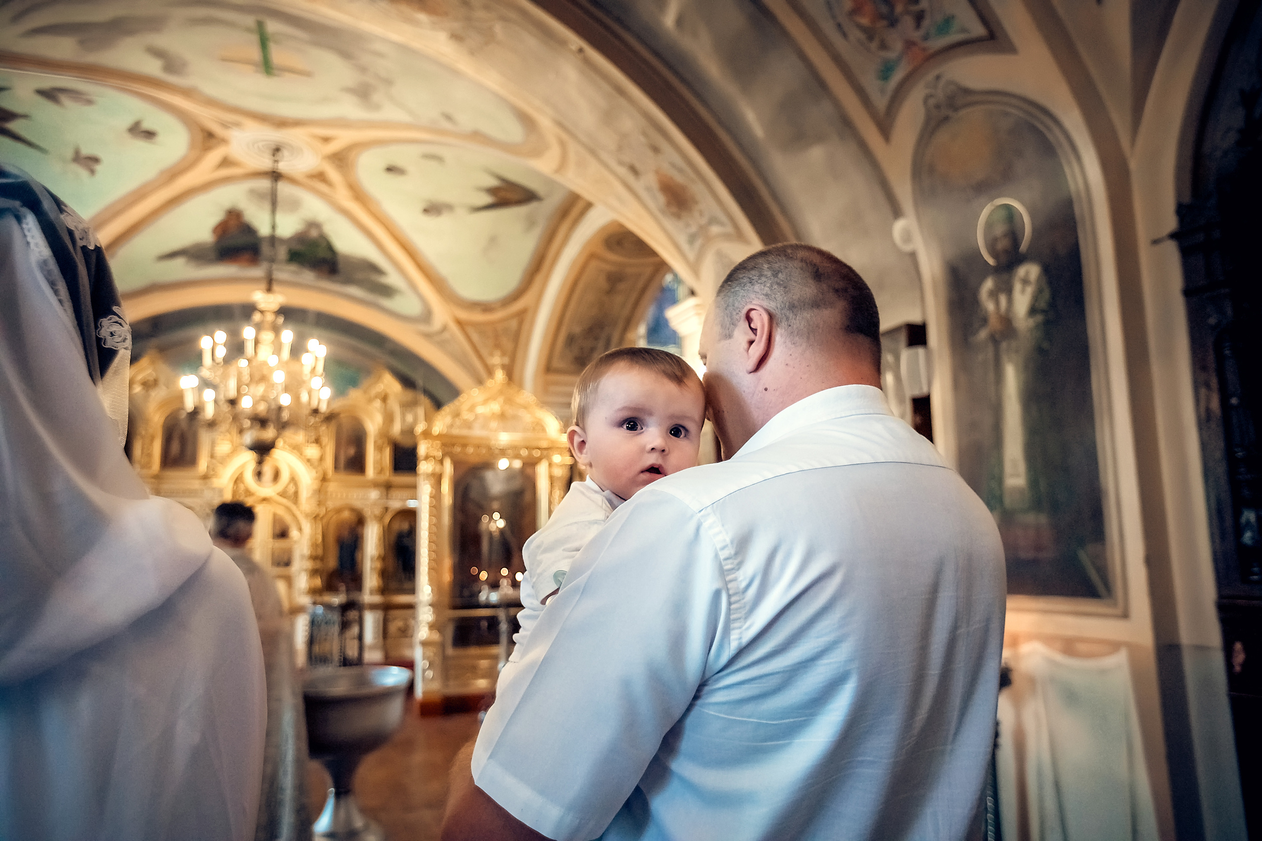 Крещение Михаила. Фотограф на Таинство Крещения и Венчания в Москве и МО