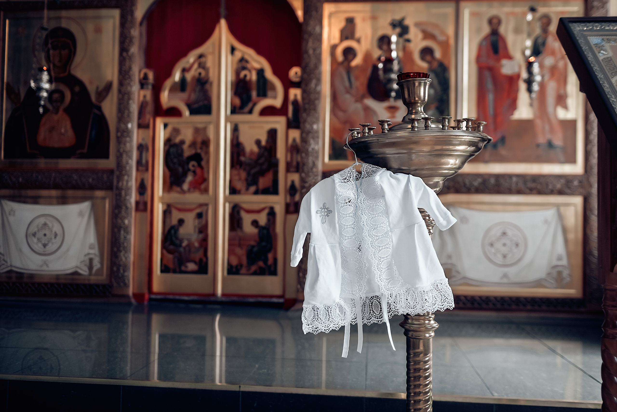 Крещение Льва. Фотограф на Таинство Крещения и Венчания в Москве и МО