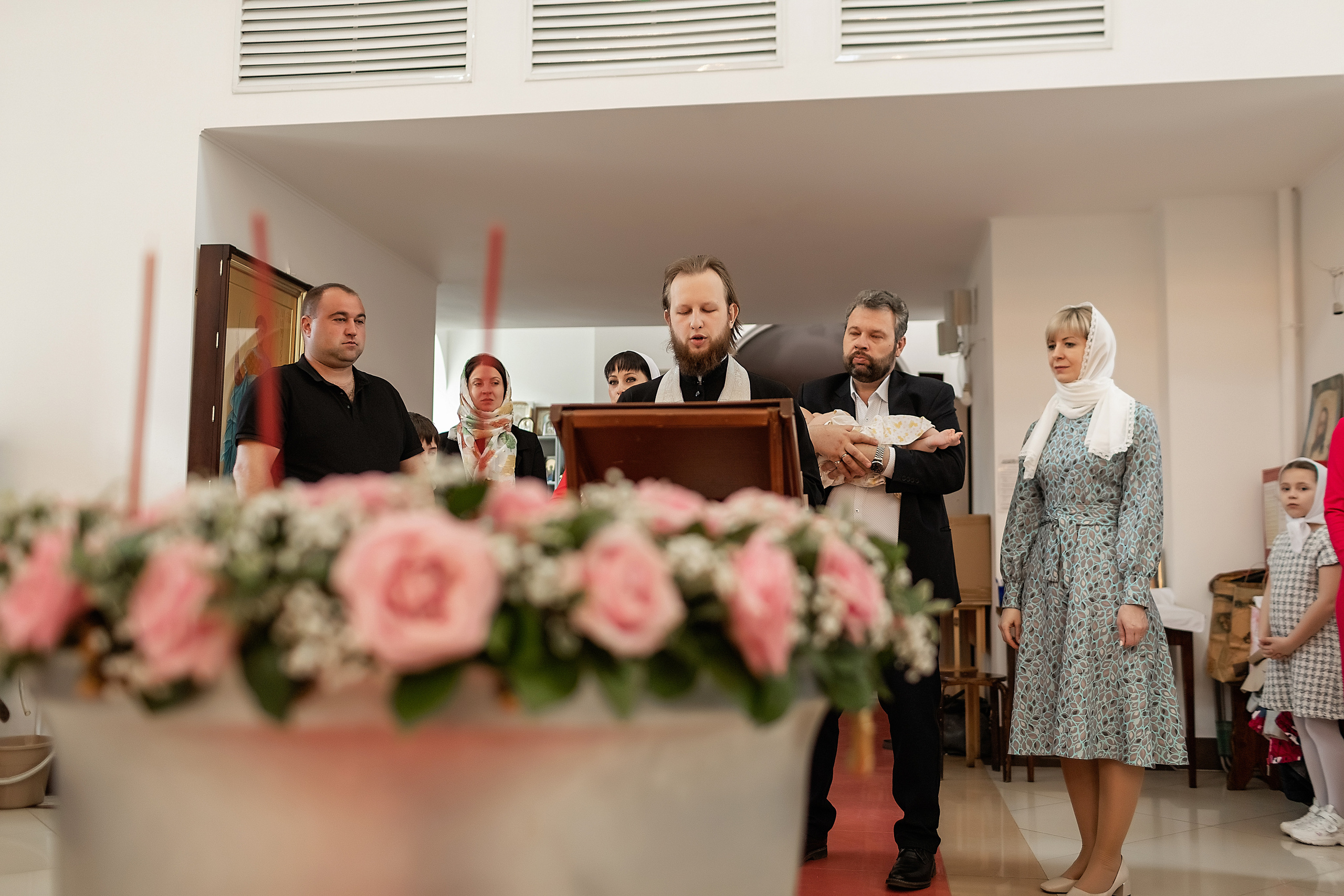 Таинство Крещения Анны. Фотограф на Таинство Крещения и Венчания в Москве и МО
