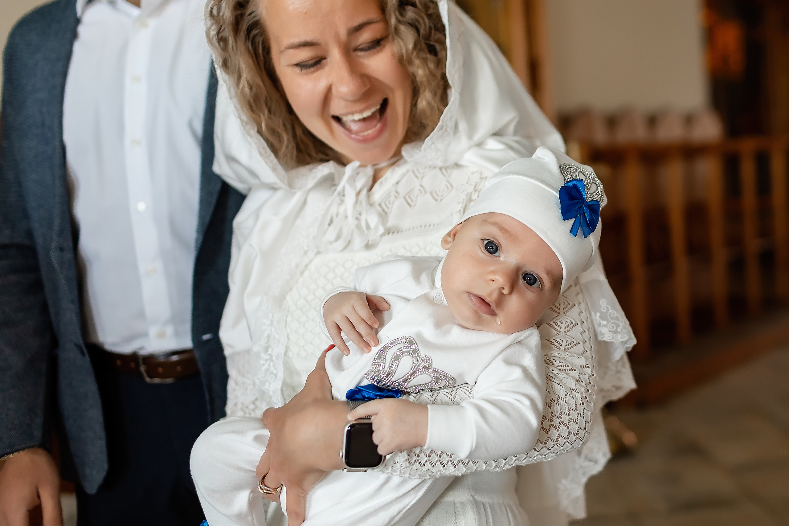 Крещение Льва. Фотограф на Таинство Крещения и Венчания в Москве и МО