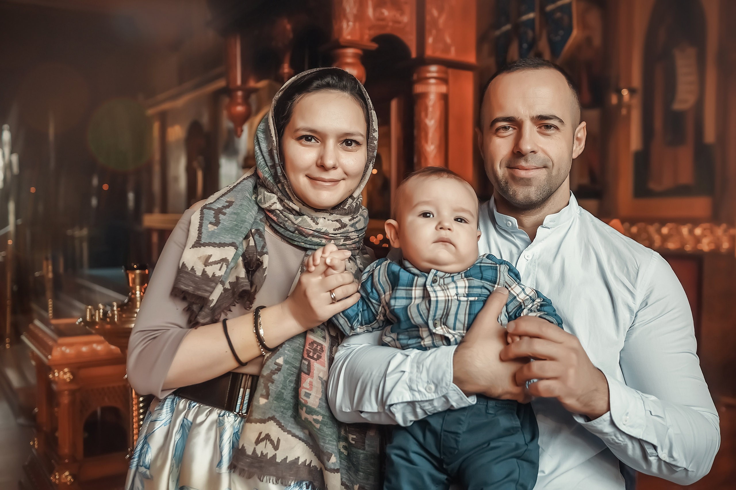 Таинство Крещения Семена. Фотограф на Таинство Крещения и Венчания в Москве и МО