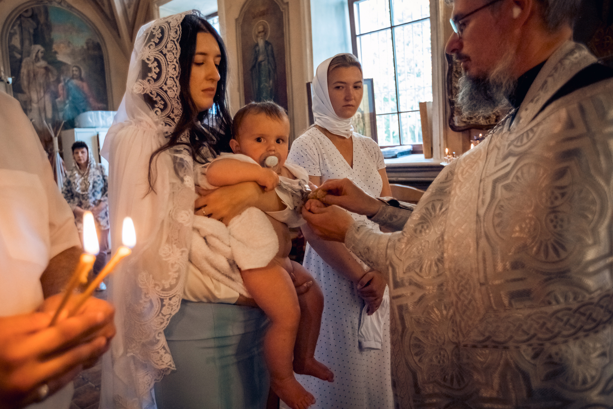 Крещение Михаила. Фотограф на Таинство Крещения и Венчания в Москве и МО