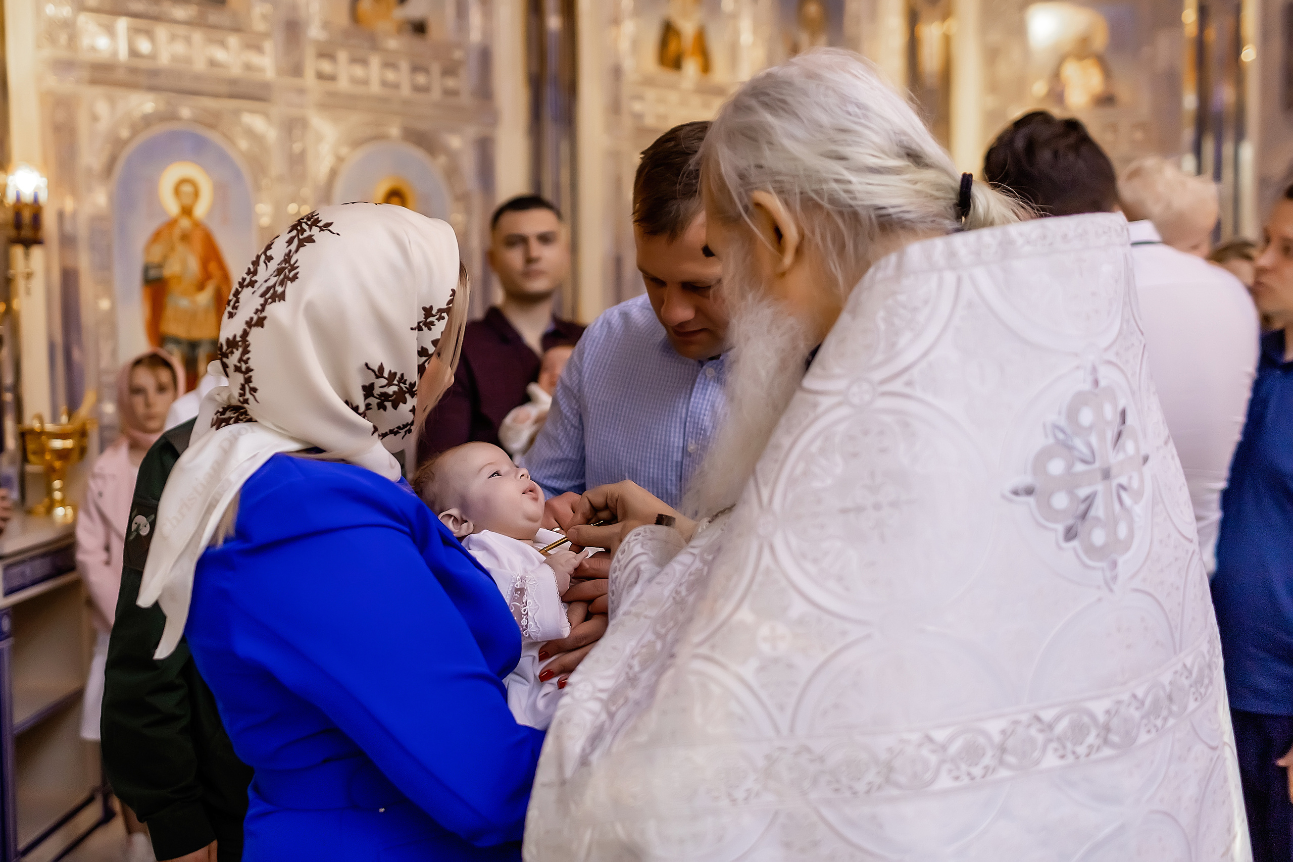Таинство Крещения Анфисы. Фотограф на Таинство Крещения и Венчания в Москве и МО