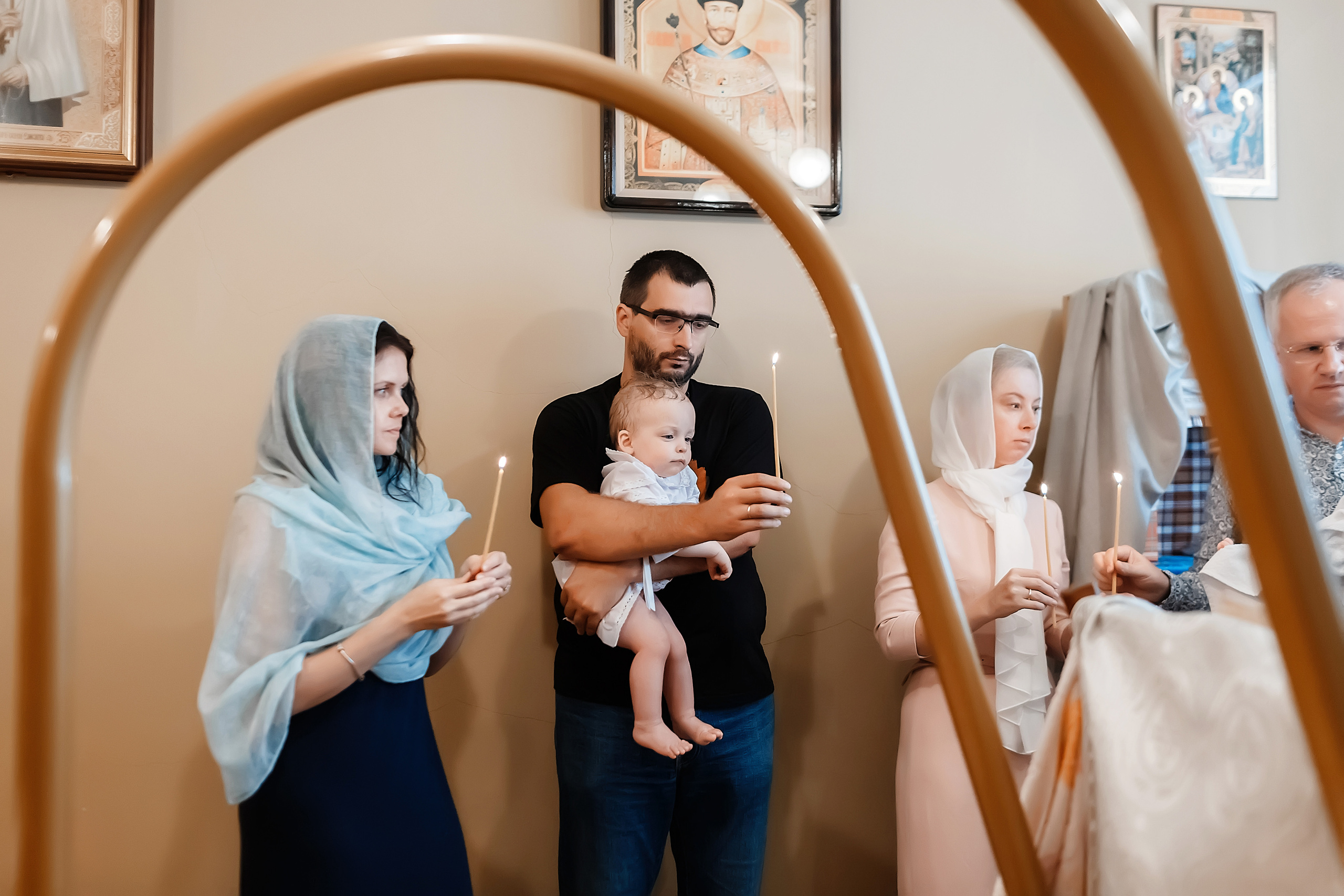 Таинство Крещения Алексея и Александра. Фотограф на Таинство Крещения и Венчания в Москве и МО