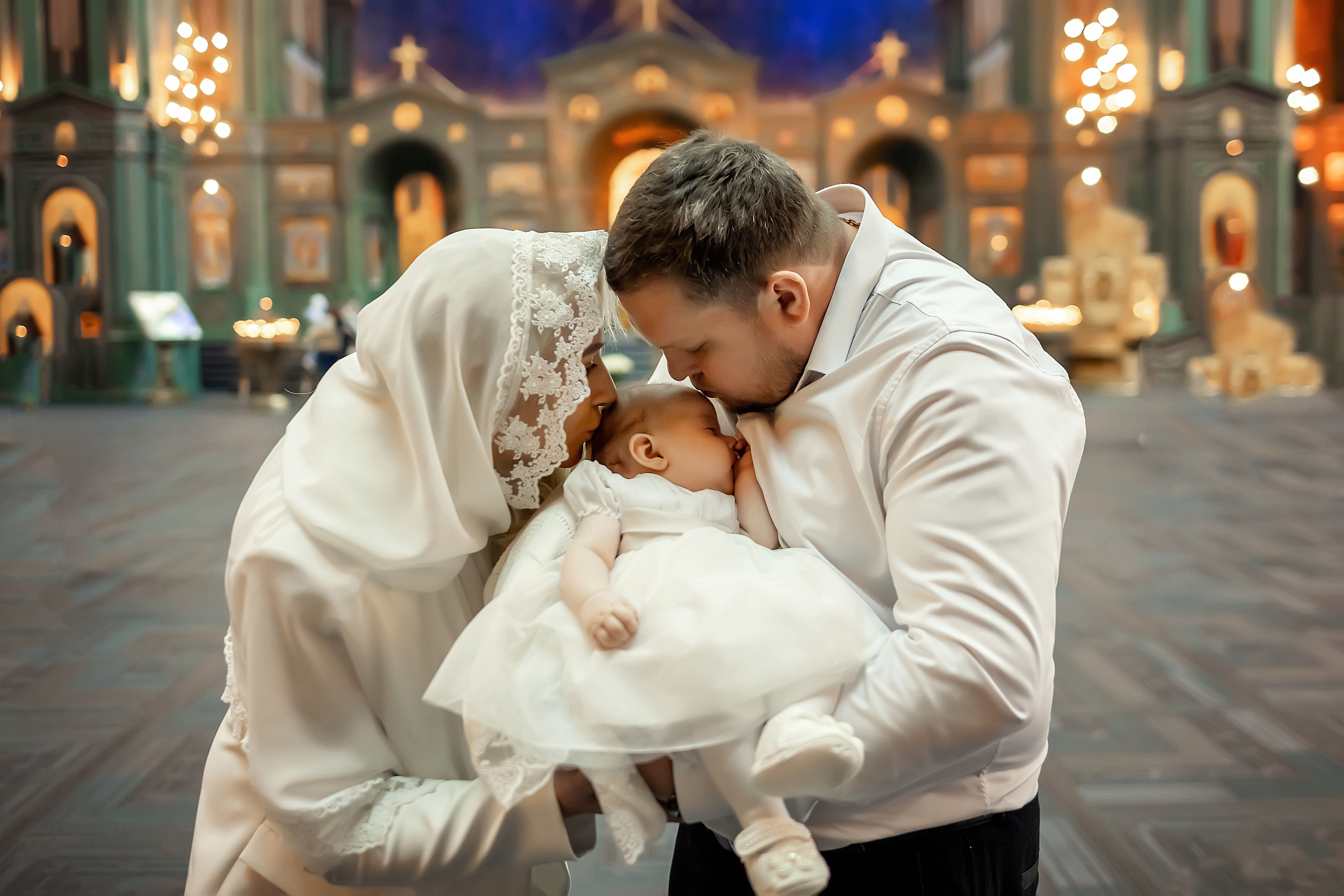 Таинство Крещения Анфисы. Фотограф на Таинство Крещения и Венчания в Москве и МО