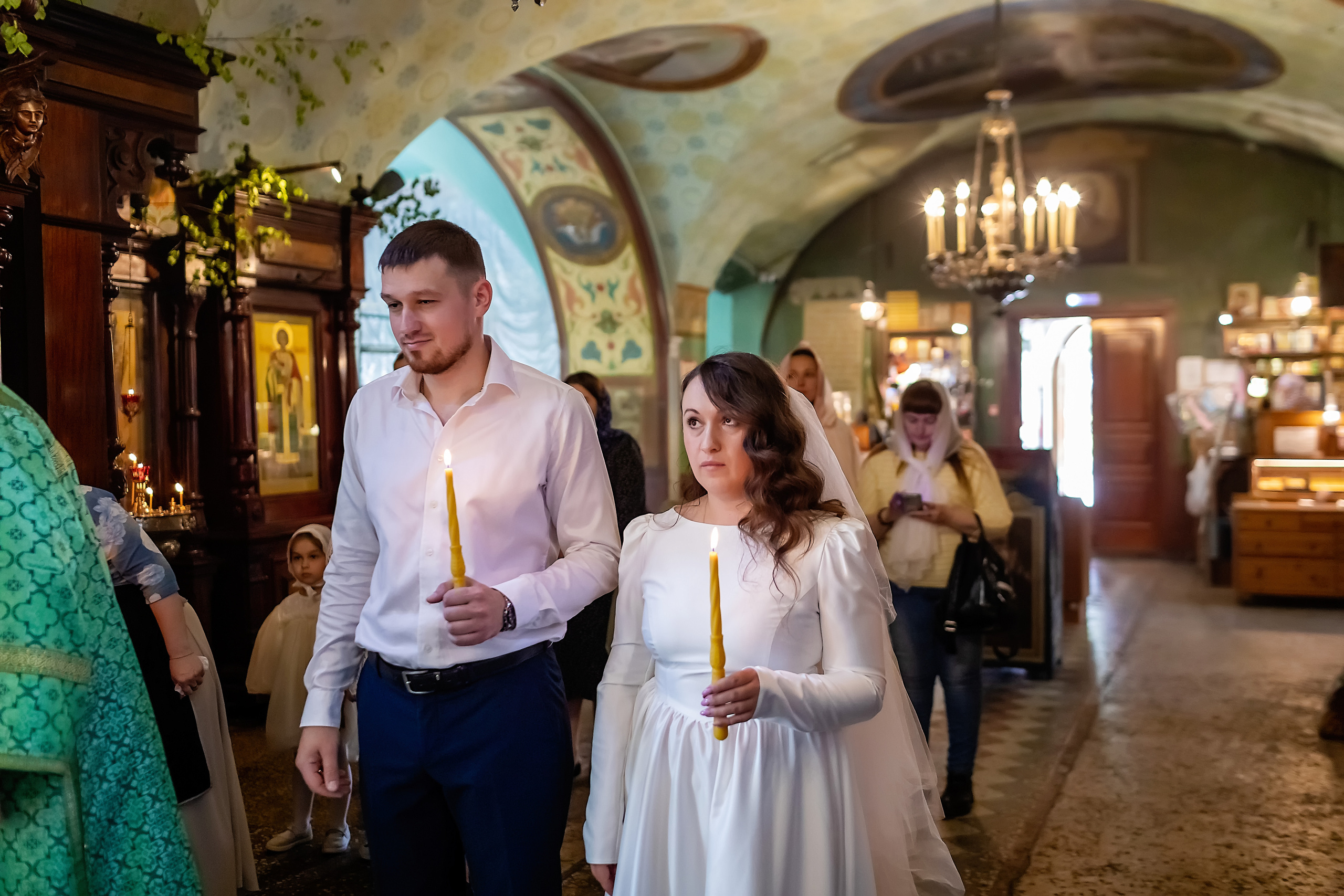 Константин и Татьяна. Фотограф на Таинство Крещения и Венчания в Москве и МО