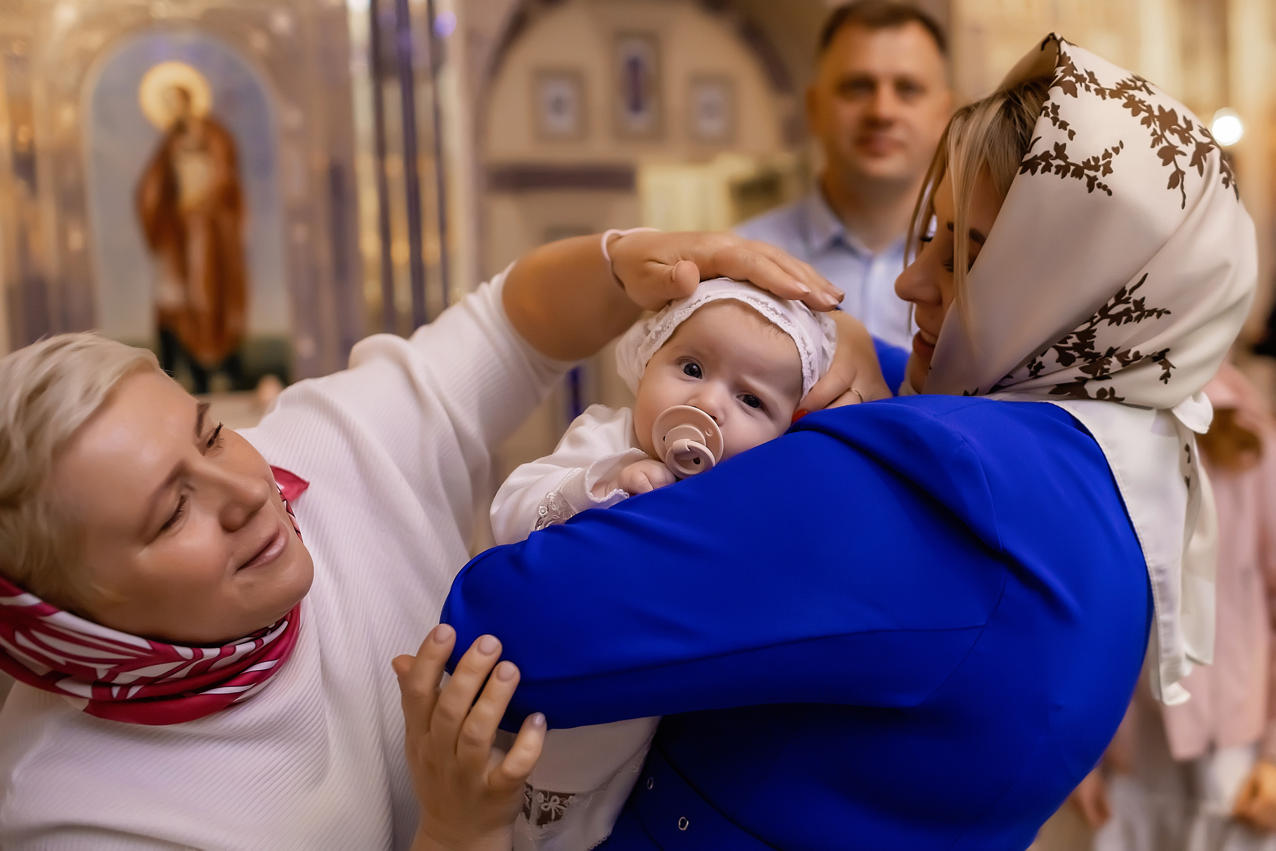 Таинство Крещения Анфисы. Фотограф на Таинство Крещения и Венчания в Москве и МО