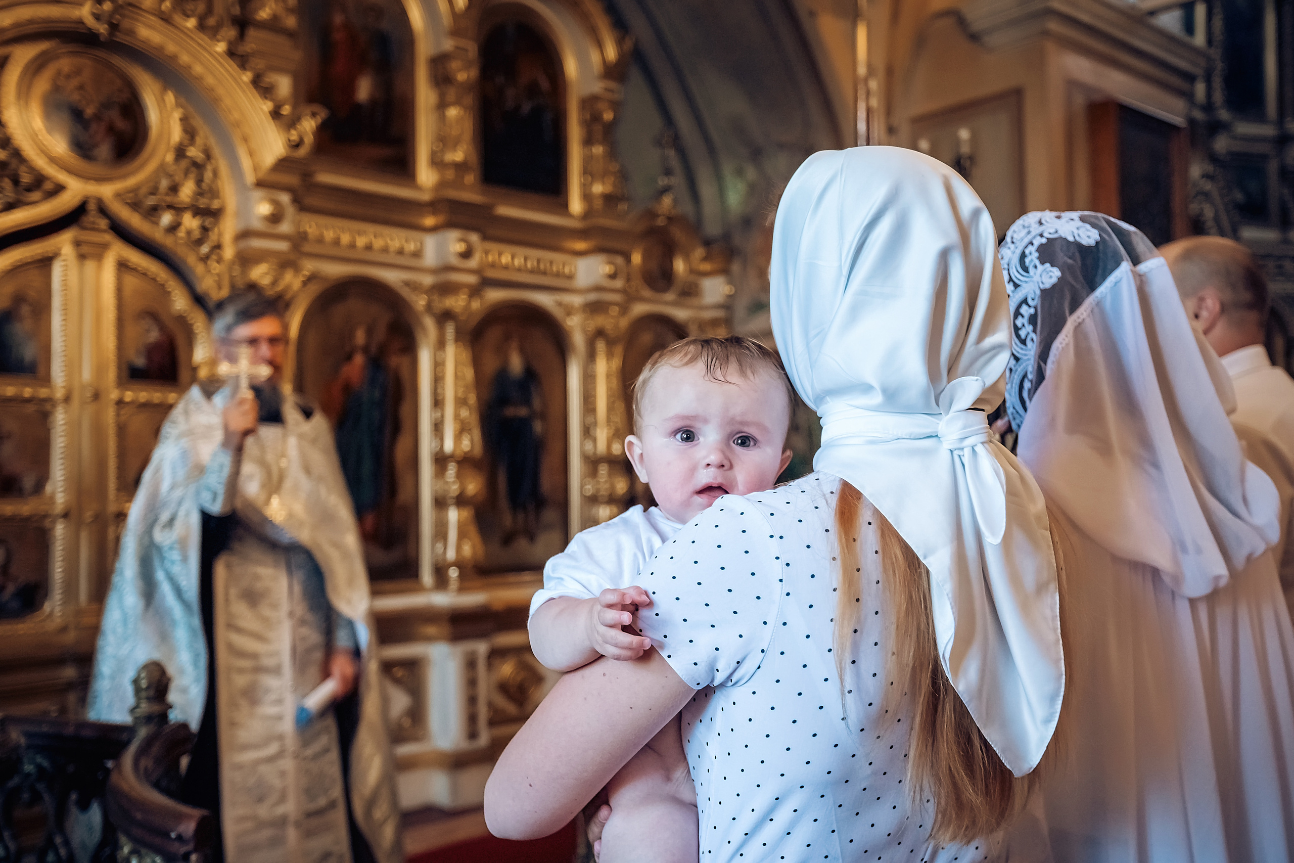 Крещение Михаила. Фотограф на Таинство Крещения и Венчания в Москве и МО