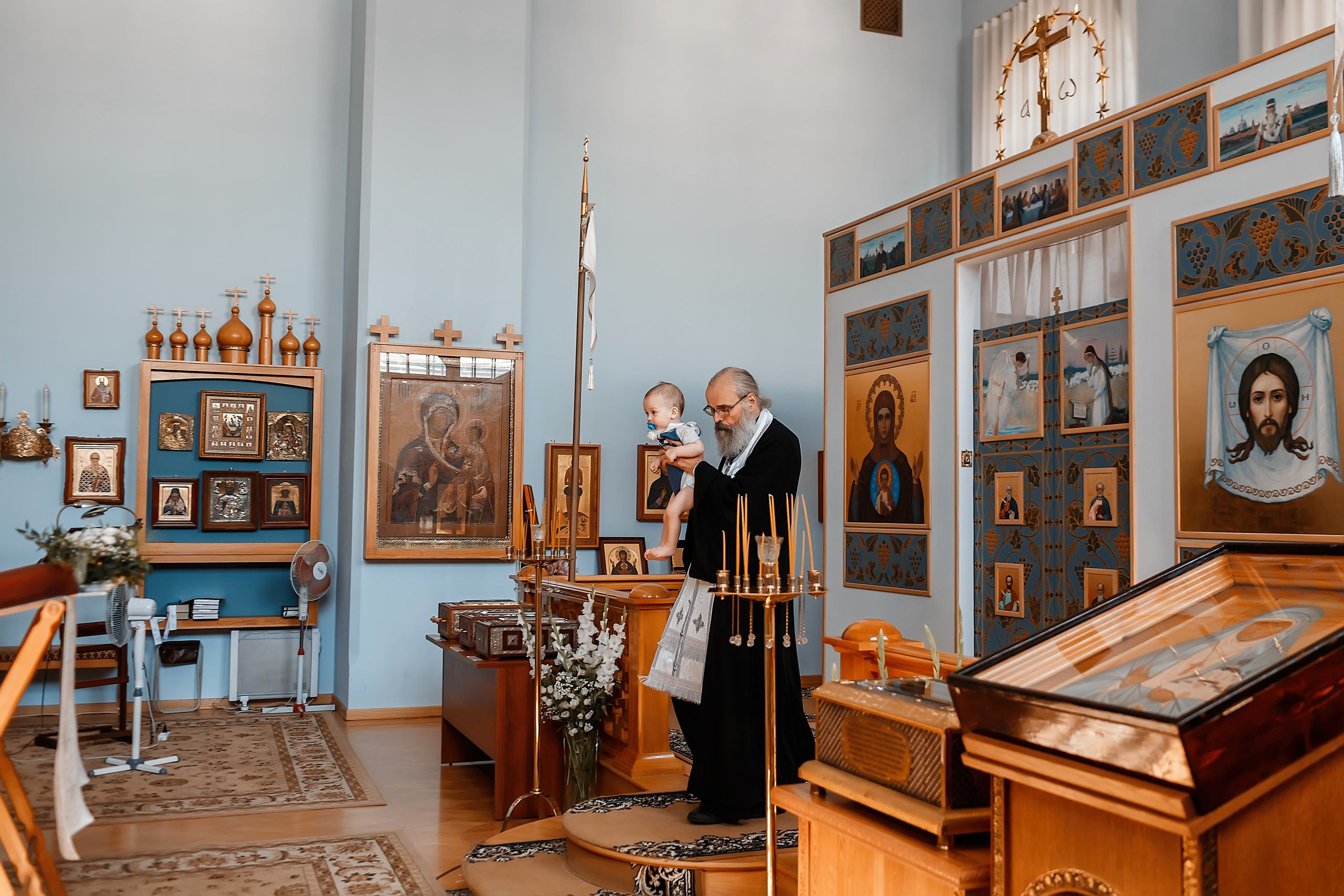 Таинство Крещения Алексея и Александра. Фотограф на Таинство Крещения и Венчания в Москве и МО