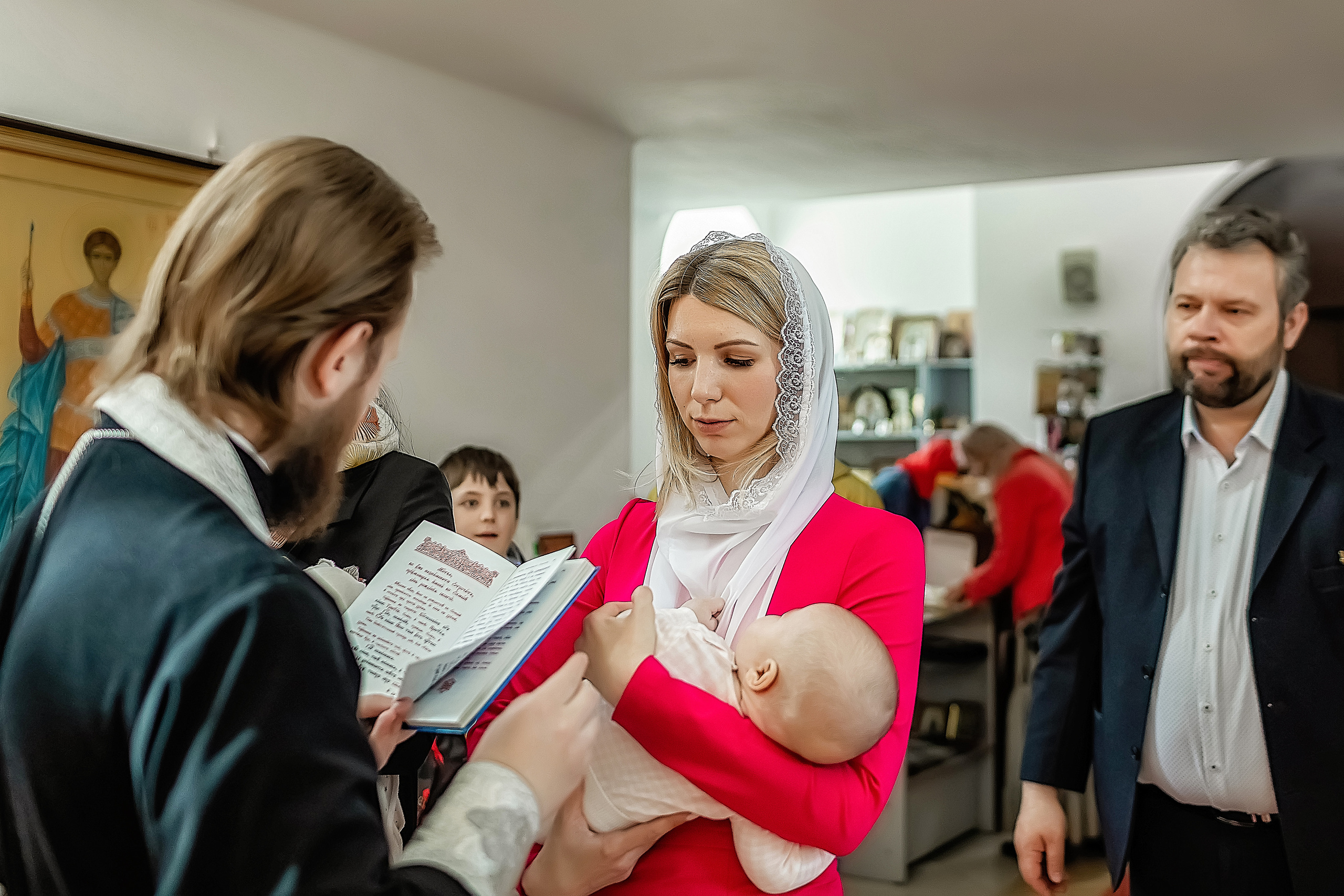 Таинство Крещения Анны. Фотограф на Таинство Крещения и Венчания в Москве и МО
