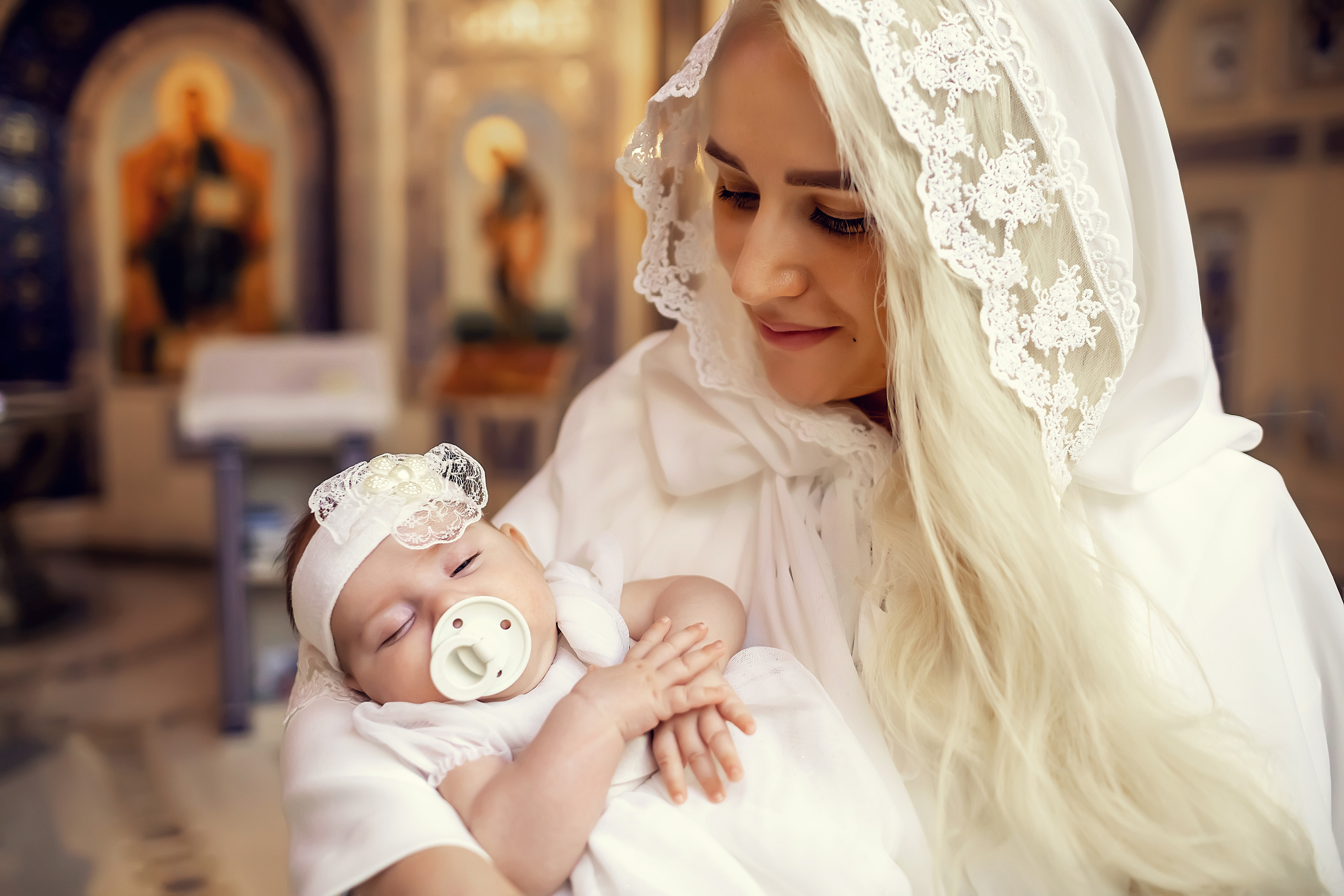 Таинство Крещения Анфисы. Фотограф на Таинство Крещения и Венчания в Москве и МО