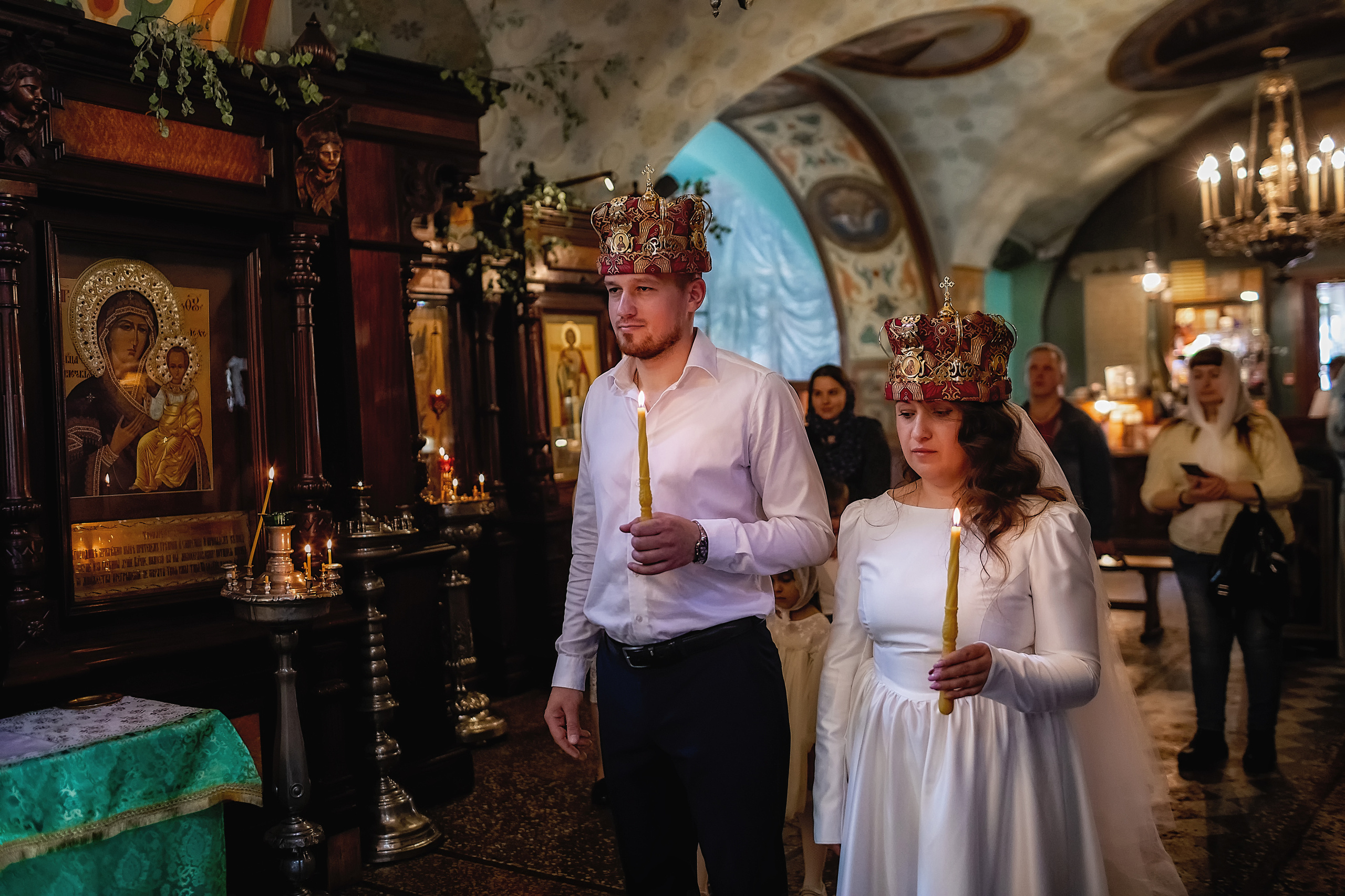 Константин и Татьяна. Фотограф на Таинство Крещения и Венчания в Москве и МО