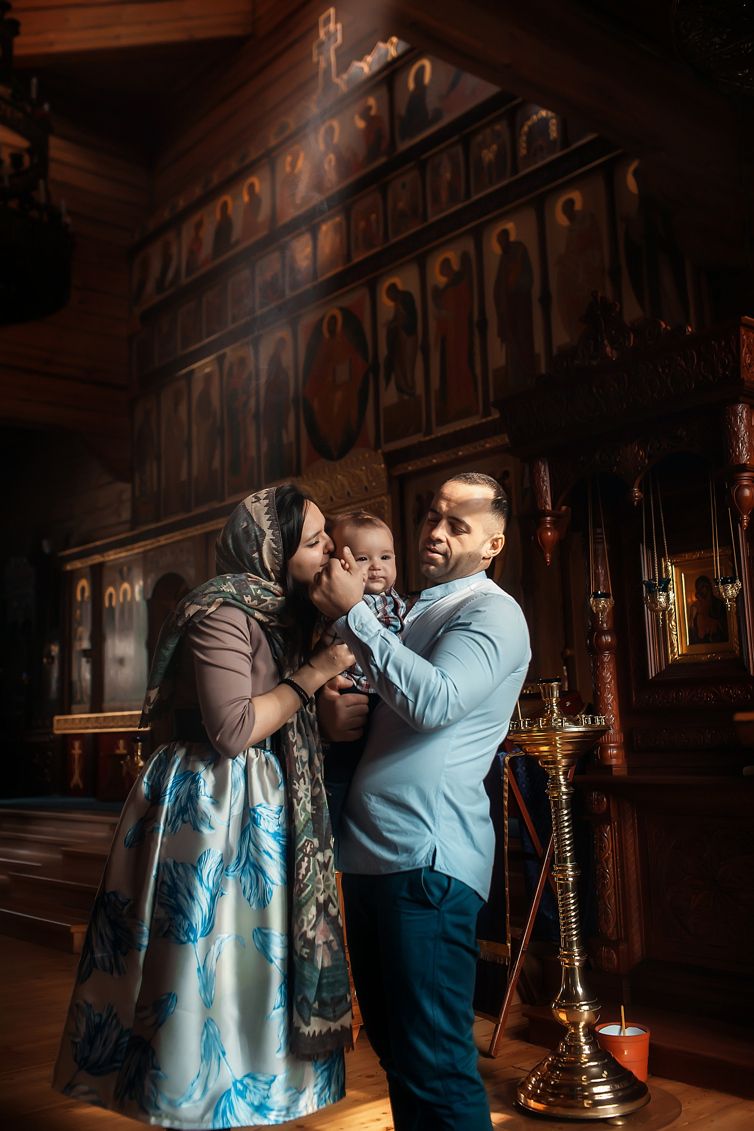 Таинство Крещения Семена. Фотограф на Таинство Крещения и Венчания в Москве и МО