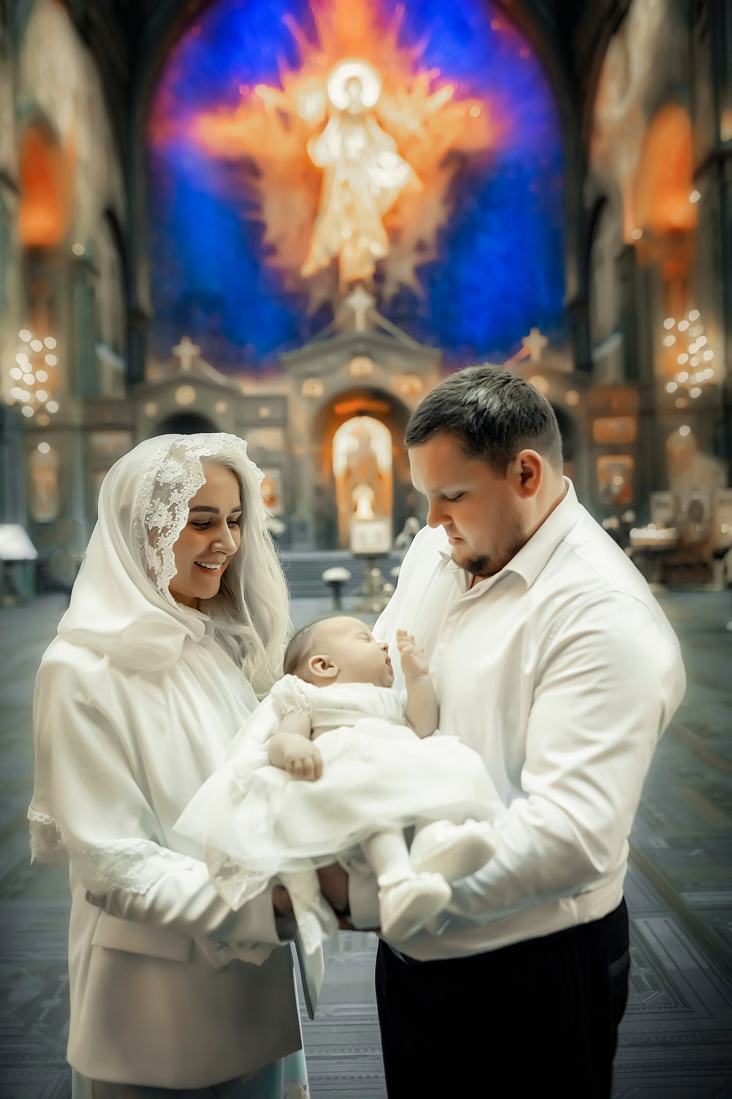 Таинство Крещения Анфисы. Фотограф на Таинство Крещения и Венчания в Москве и МО