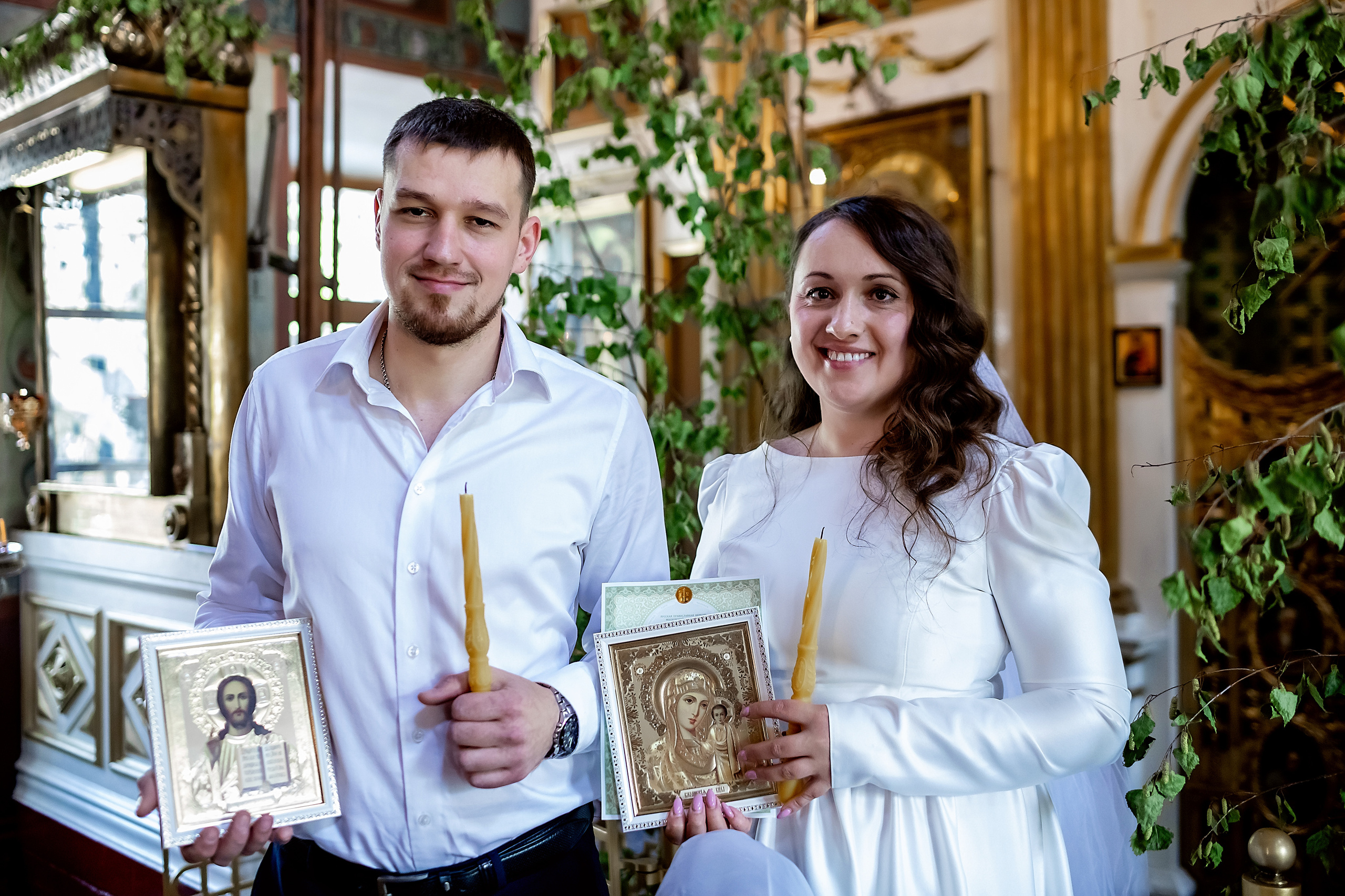 Константин и Татьяна. Фотограф на Таинство Крещения и Венчания в Москве и МО